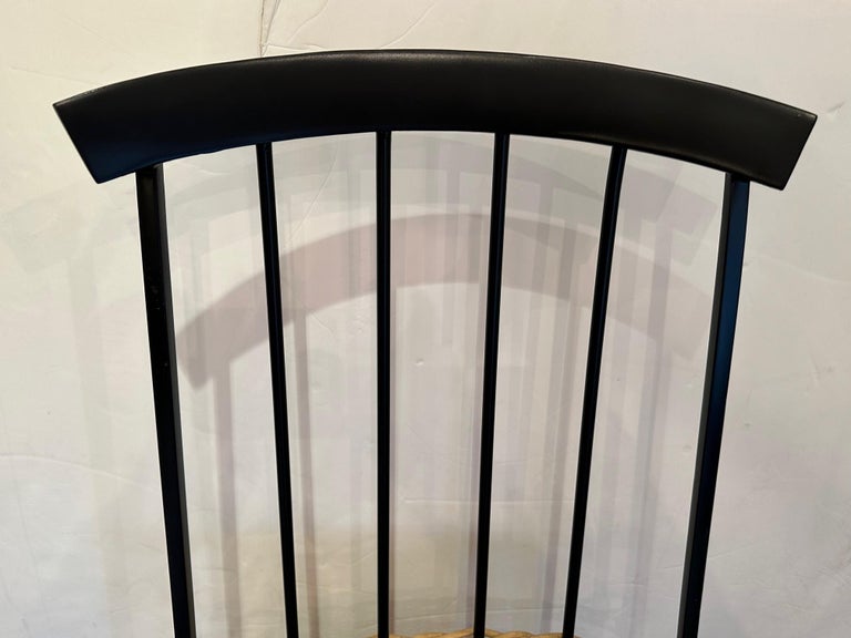 Super Stylish Century Thomas O'Brien Dorset High Back Wood and Rattan