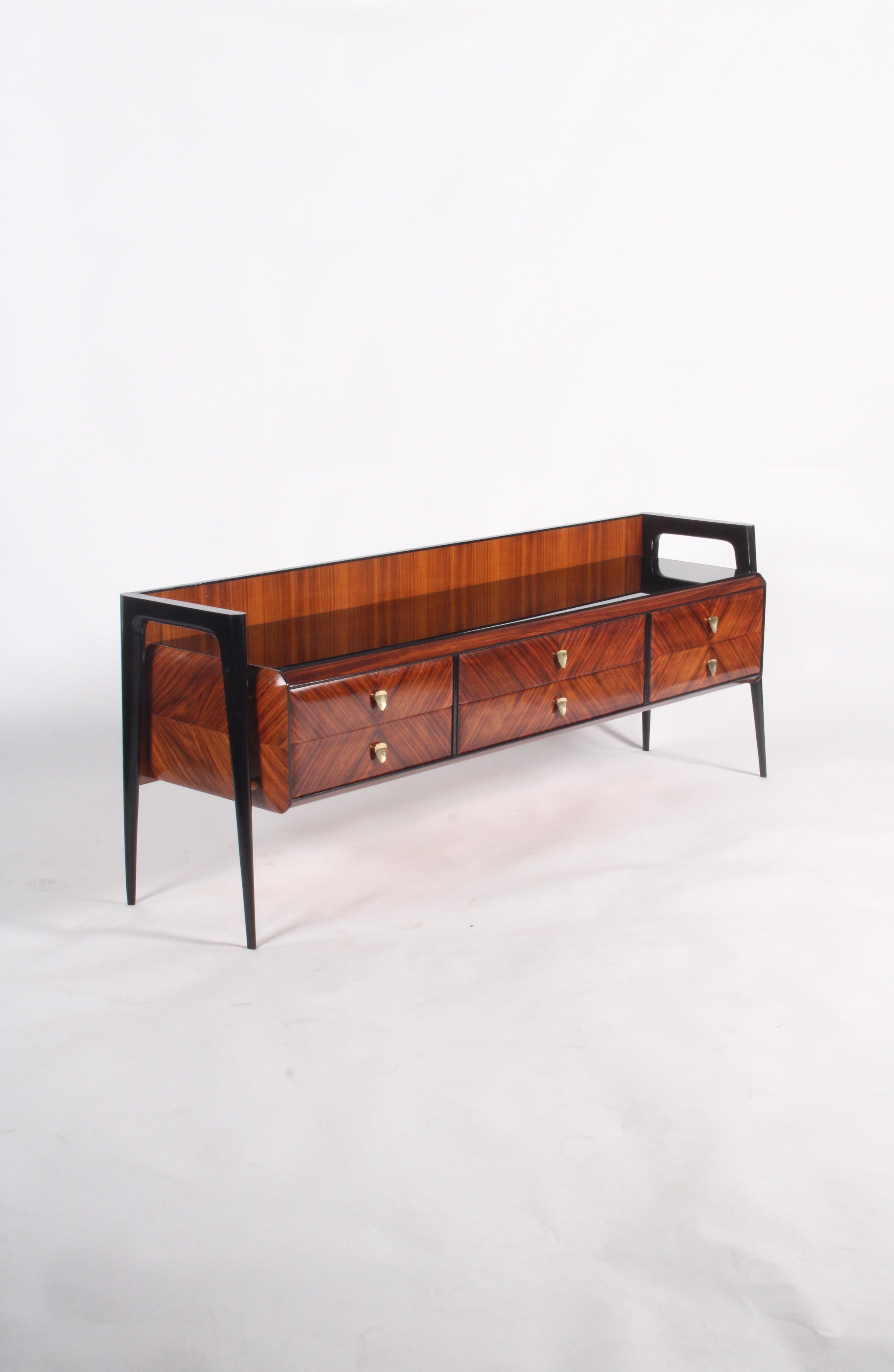 Super Stylish Mid Century Italian Sideboard For Sale 6