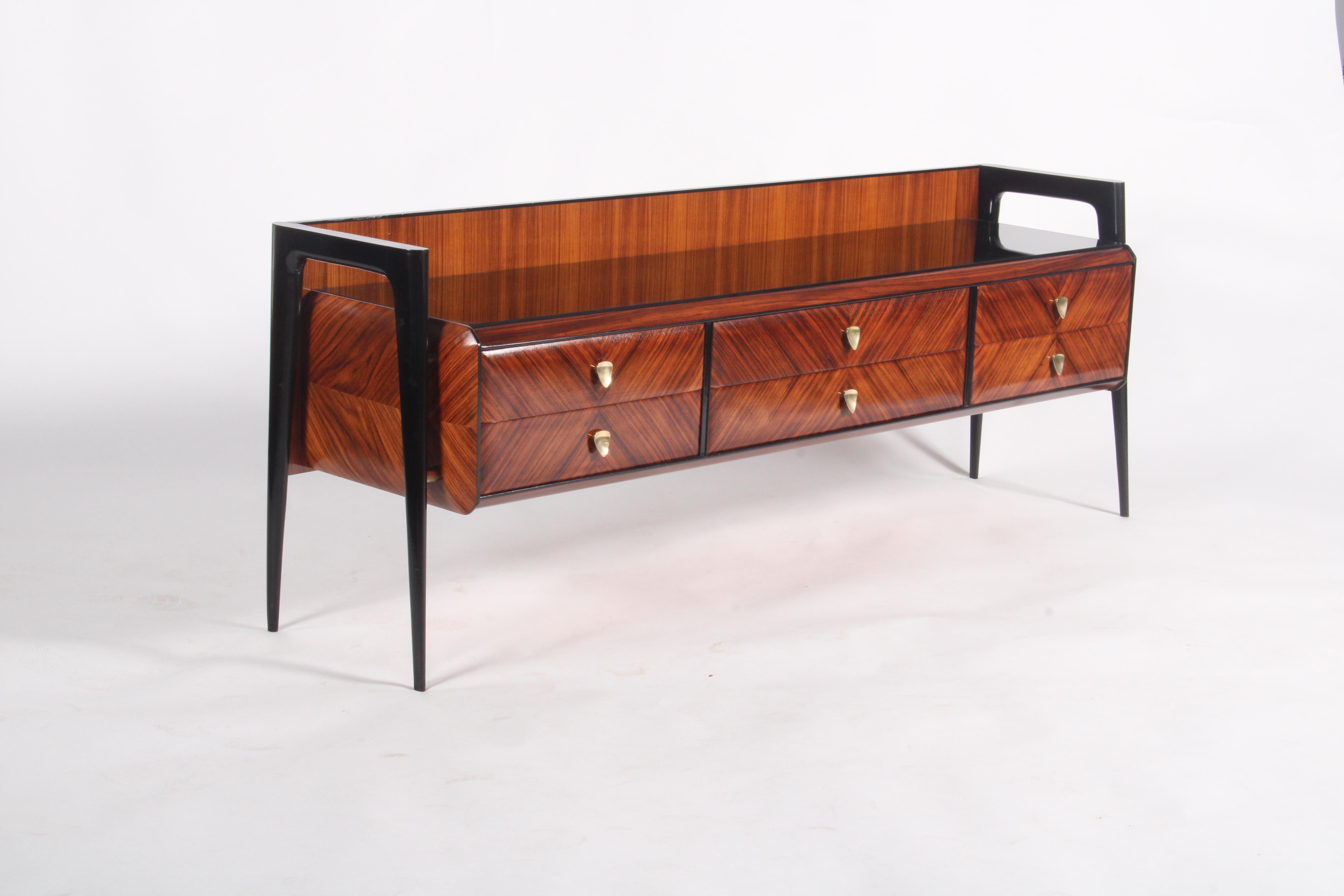 Super Stylish Mid Century Italian Sideboard For Sale 7