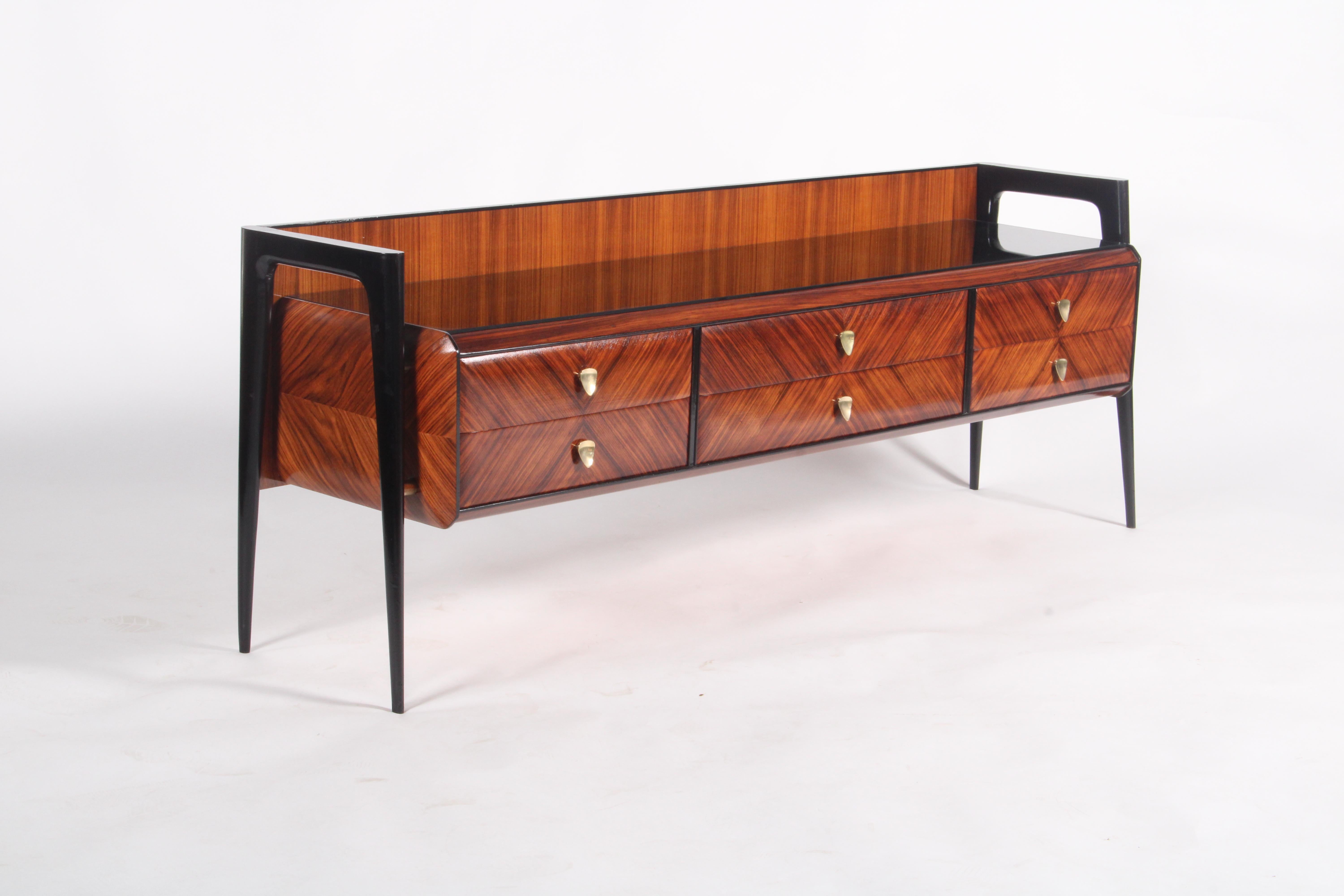Super Stylish Mid Century Italian Sideboard For Sale 8