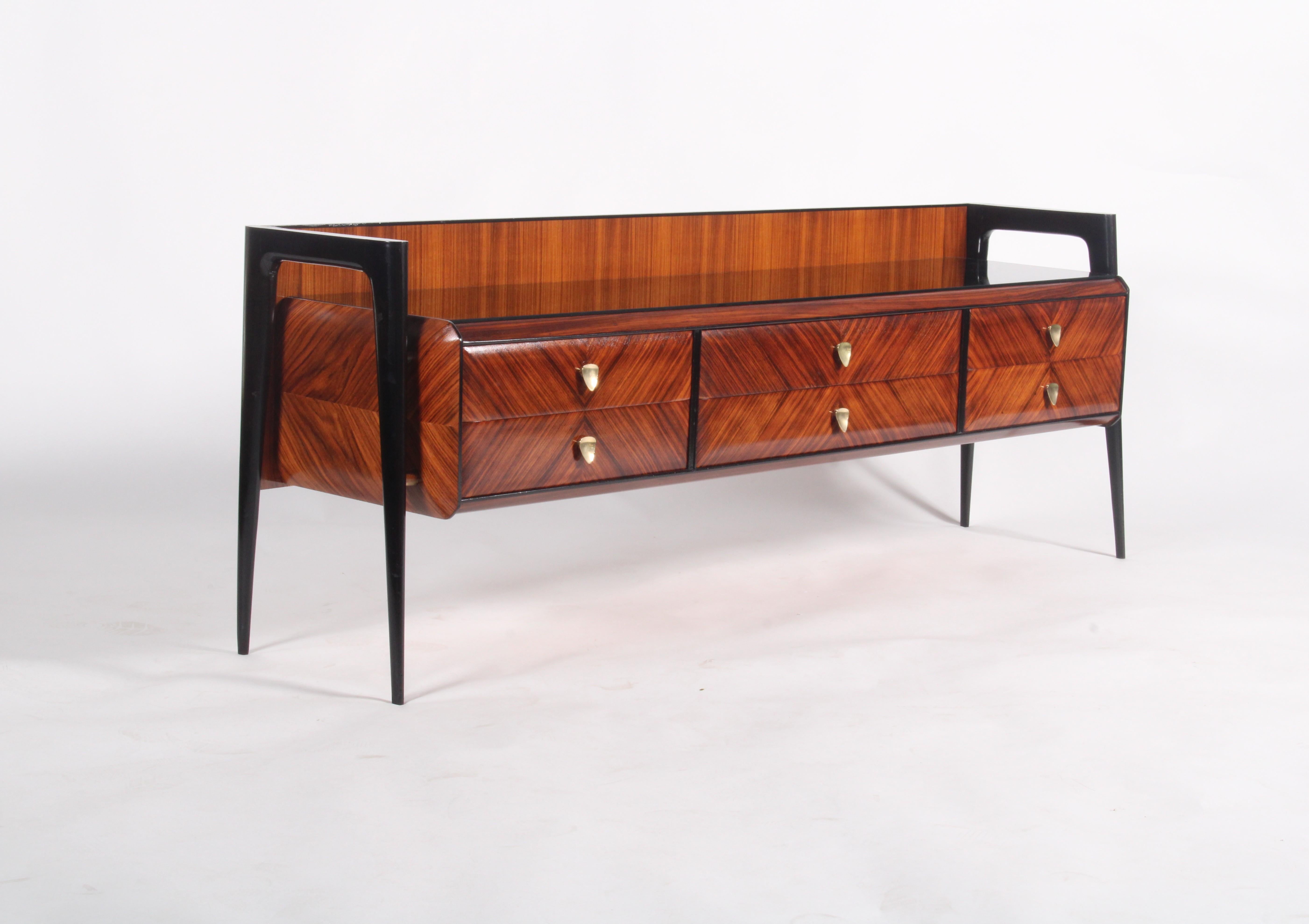 Super Stylish Mid Century Italian Sideboard For Sale 9