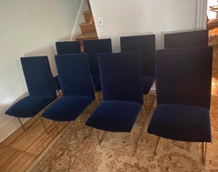 Super Stylish Modern Lawson Fenning Thin Frame Dining Chairs—Set of 8