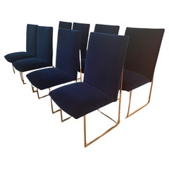 Super Stylish Modern Lawson Fenning Thin Frame Dining Chairs—Set of 8