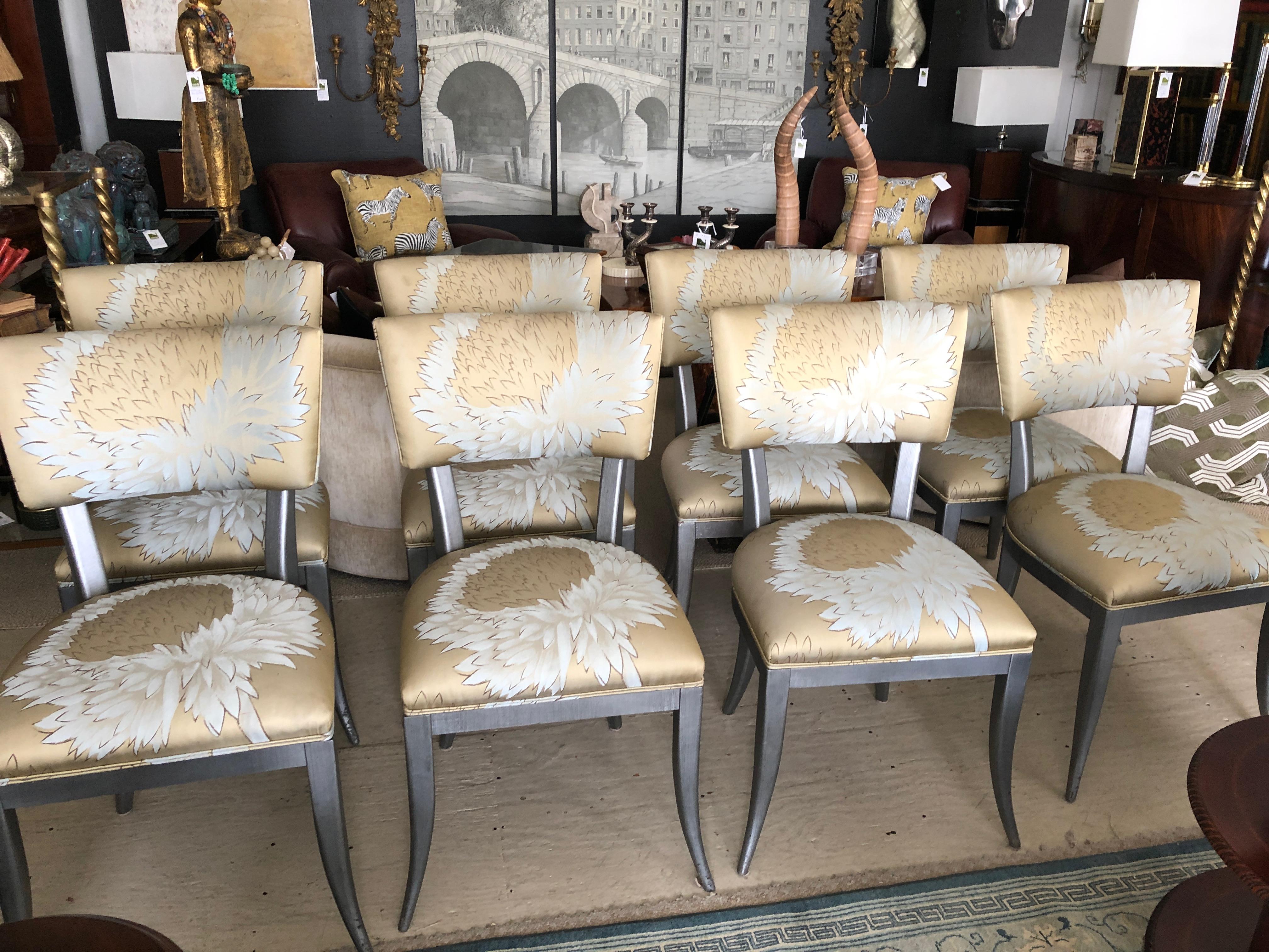 custom upholstered dining chairs