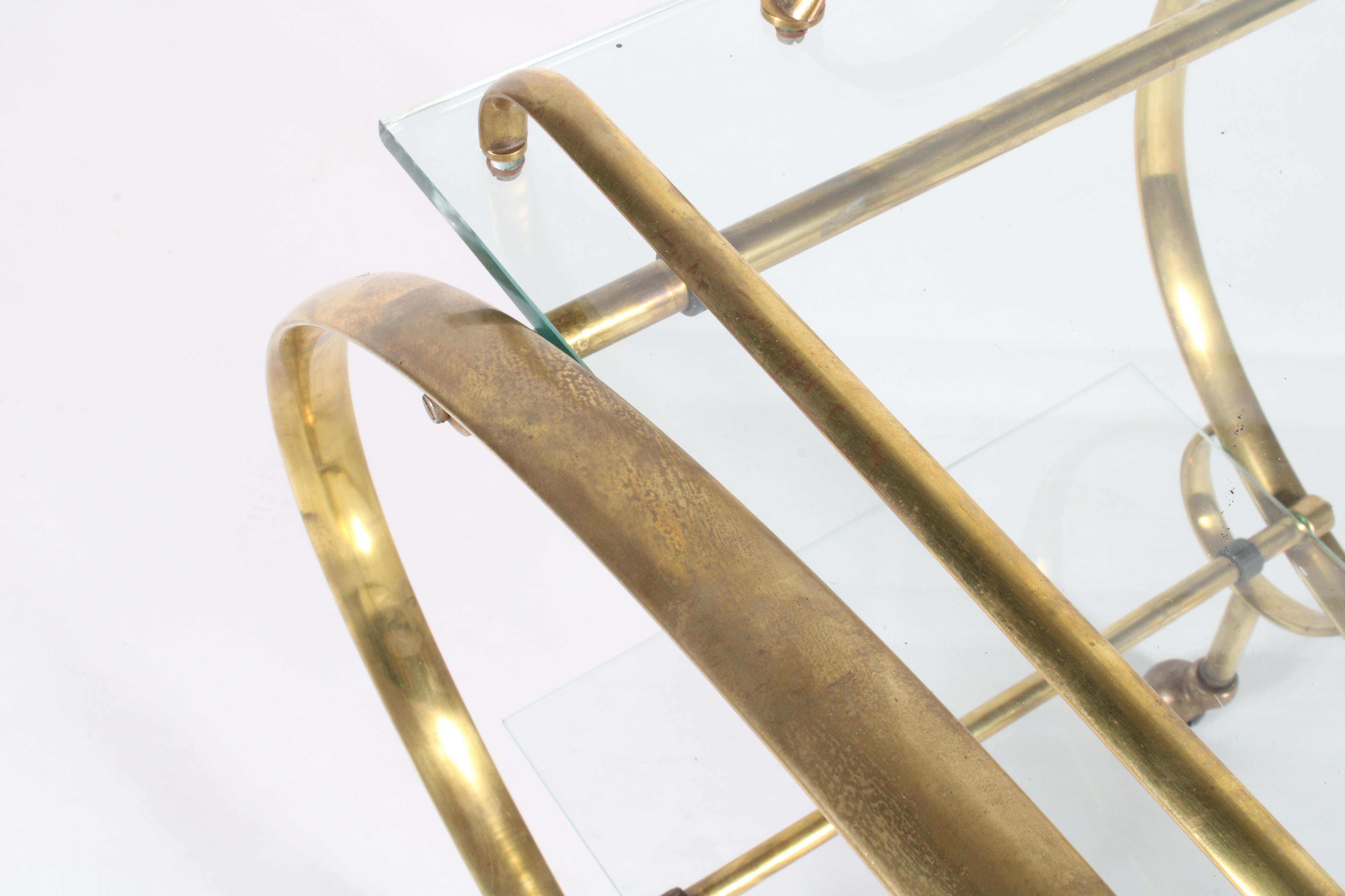 Super Stylish Vintage Italian Bar Cart 7