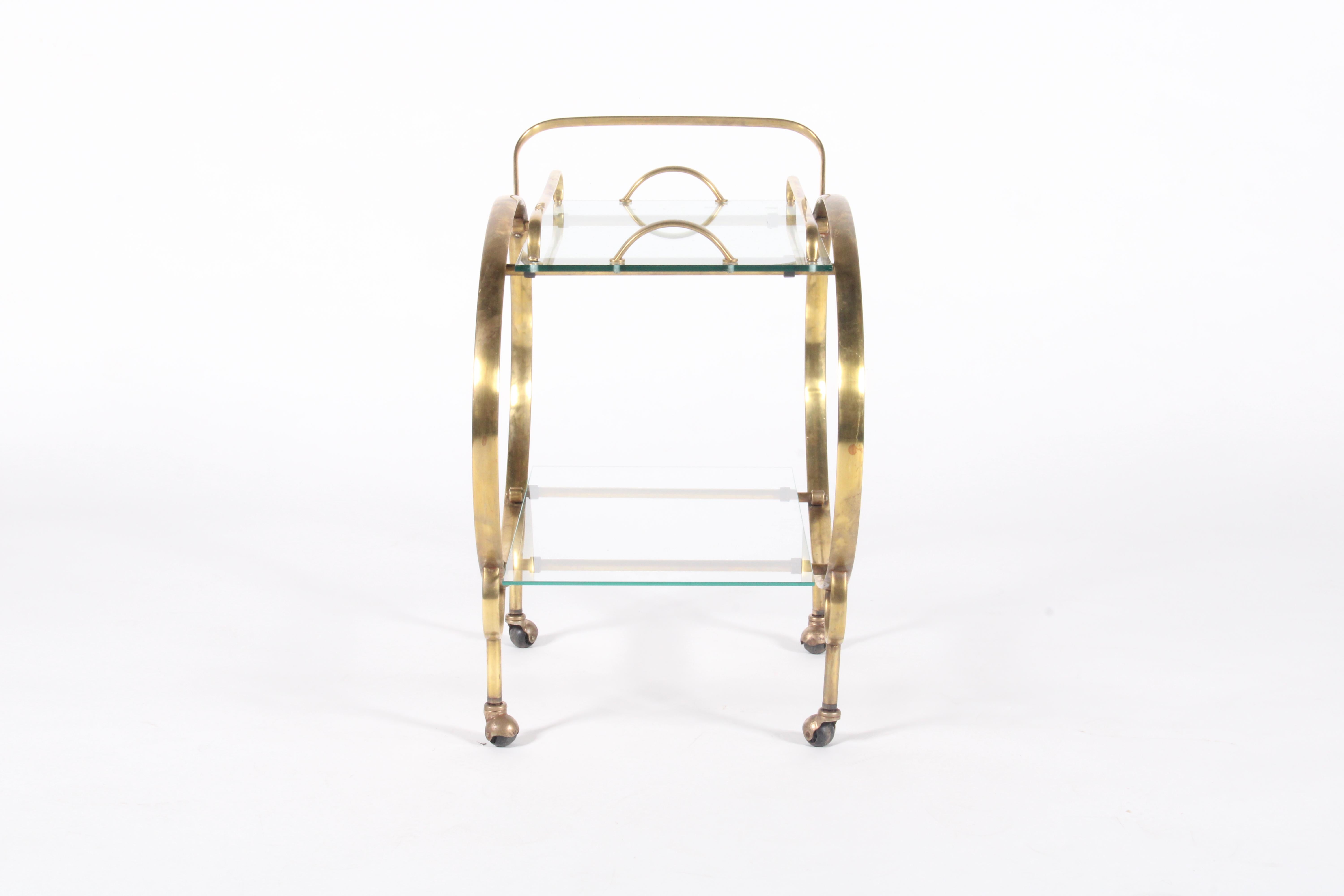 Late 20th Century Super Stylish Vintage Italian Bar Cart