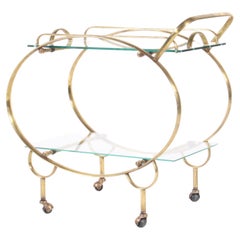 Super Stylish Vintage Italian Bar Cart