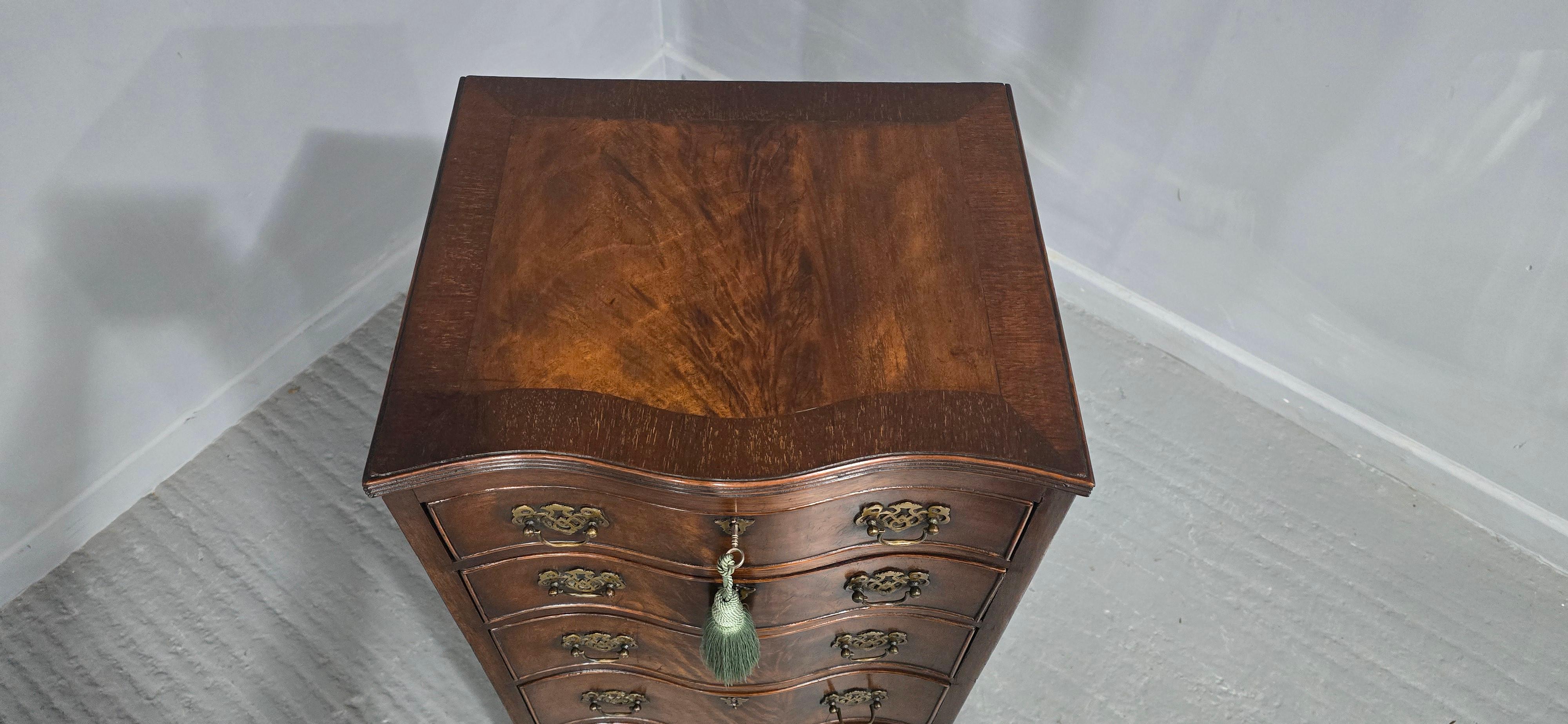 Super Tall Mahogany Chest of Drawers For Sale 3