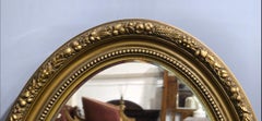 Super Victorian Gilt Oval Mirror