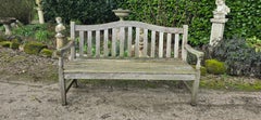 Super Well Silvered Garden Bench