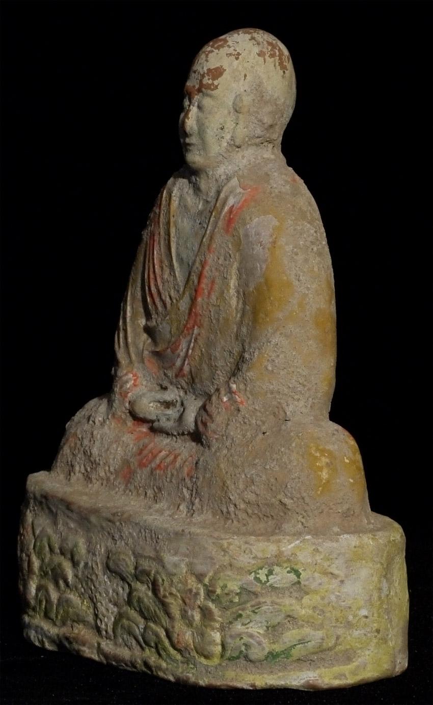 18th Century and Earlier Superb 10th Century Chinese Monk, 7040