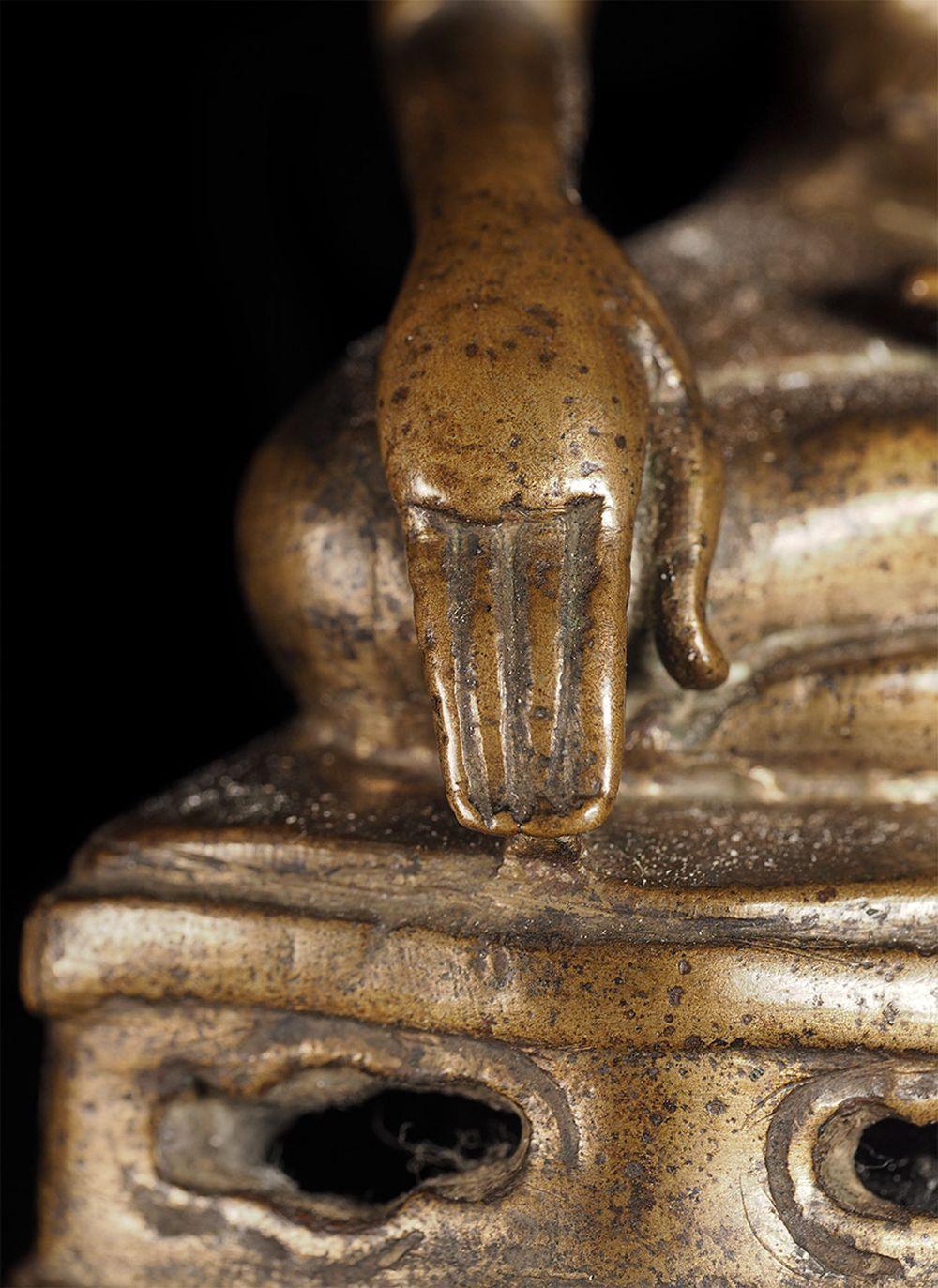 Superb 15/16th C Northern Thai Bronze Buddha, 8491 For Sale 6
