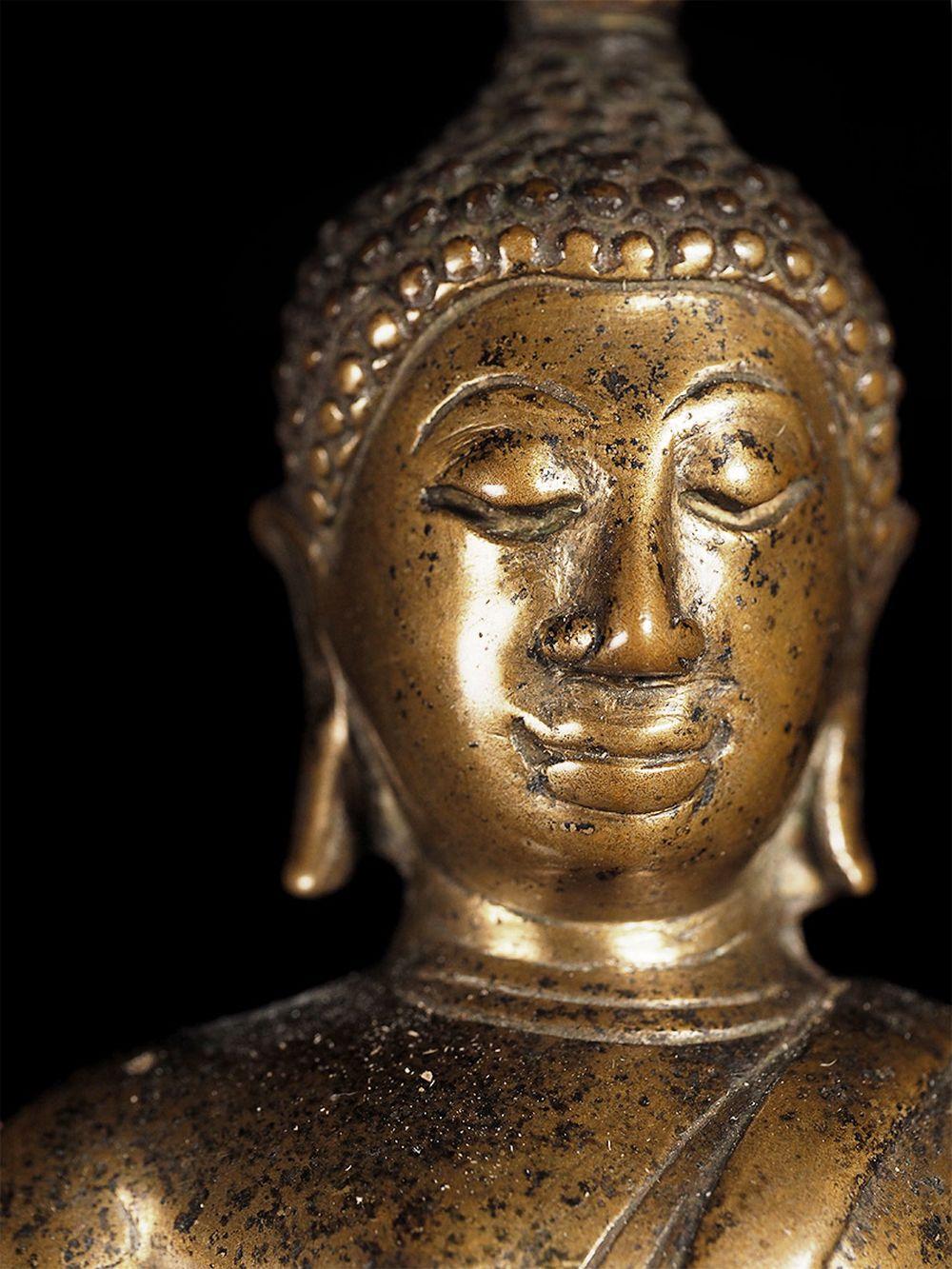 Superb 15/16th C Northern Thai Bronze Buddha, 8491 For Sale 7