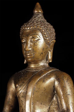 Superb 15/16th C Northern Thai Bronze Buddha, 8491