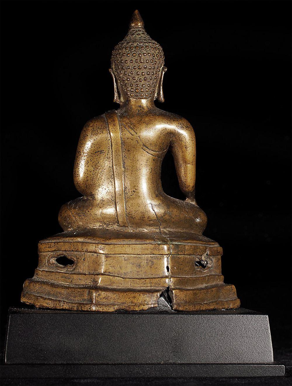 Superb 15/16th C Northern Thai Bronze Buddha, 8491 For Sale 1