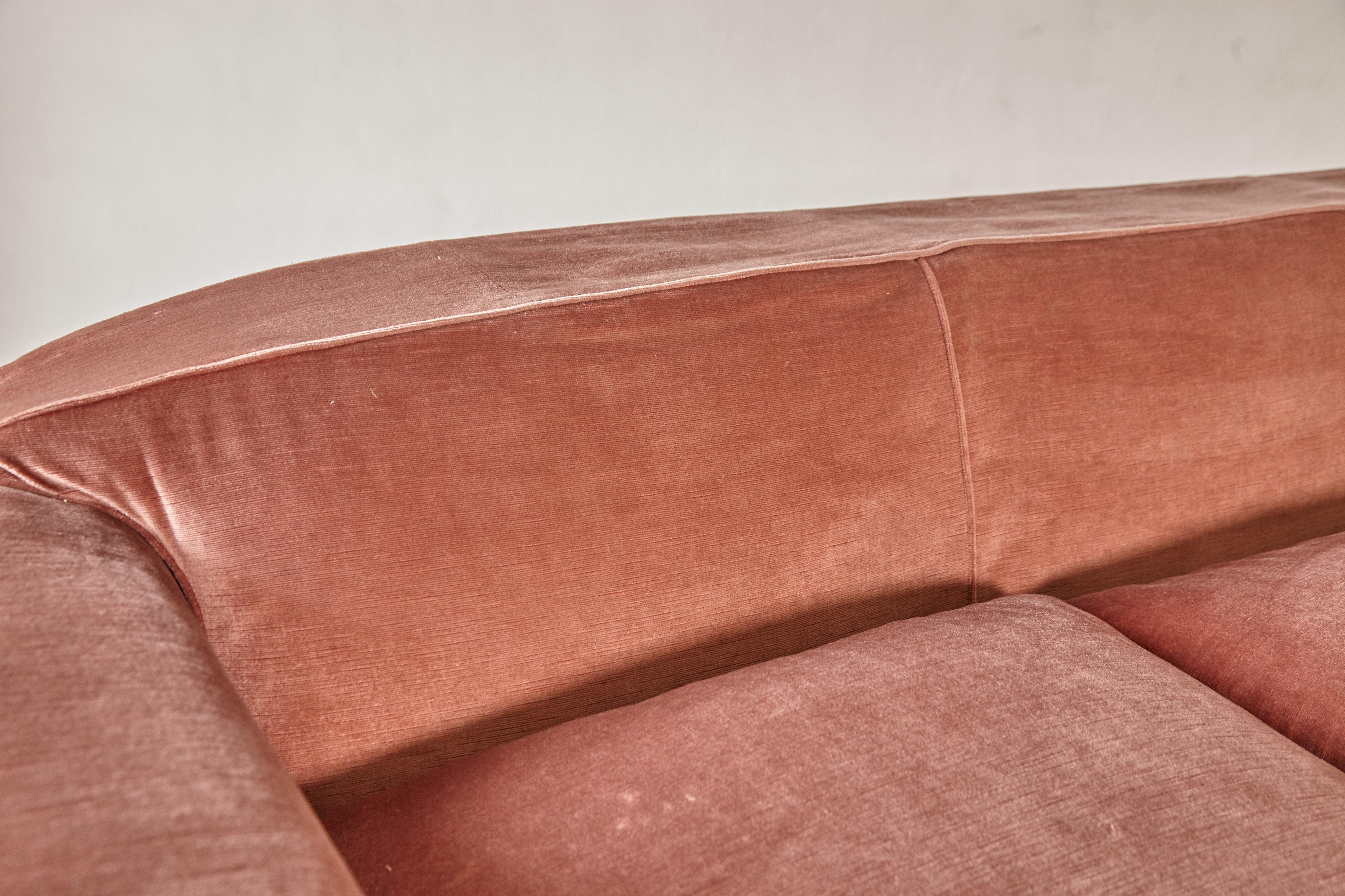 Superb 1950s Pink Sofa Attributed to Maison Gouffé, France, 1950s (UK) 6