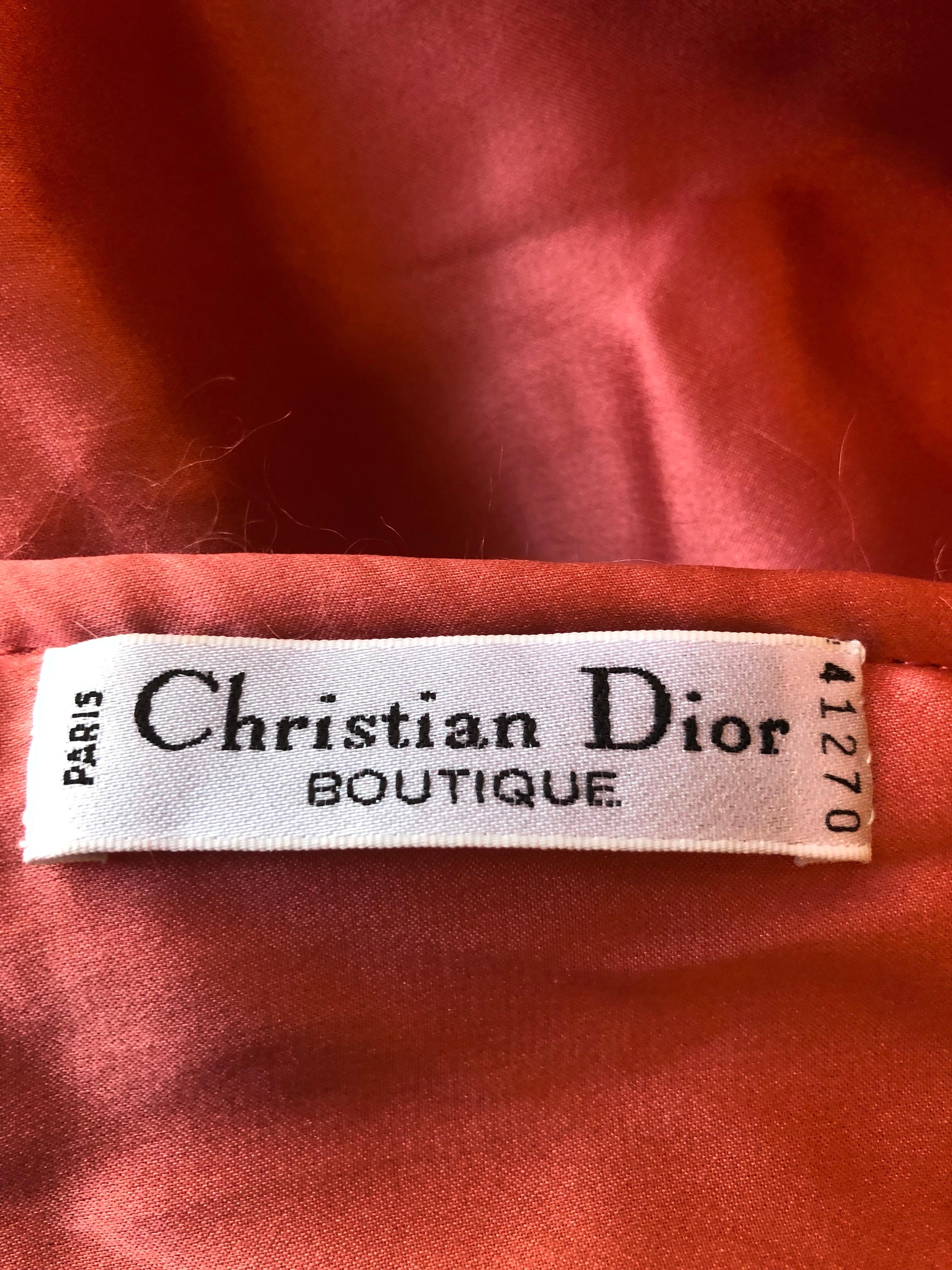 Superb 1980s Christian Dior Mohair Wrap 1