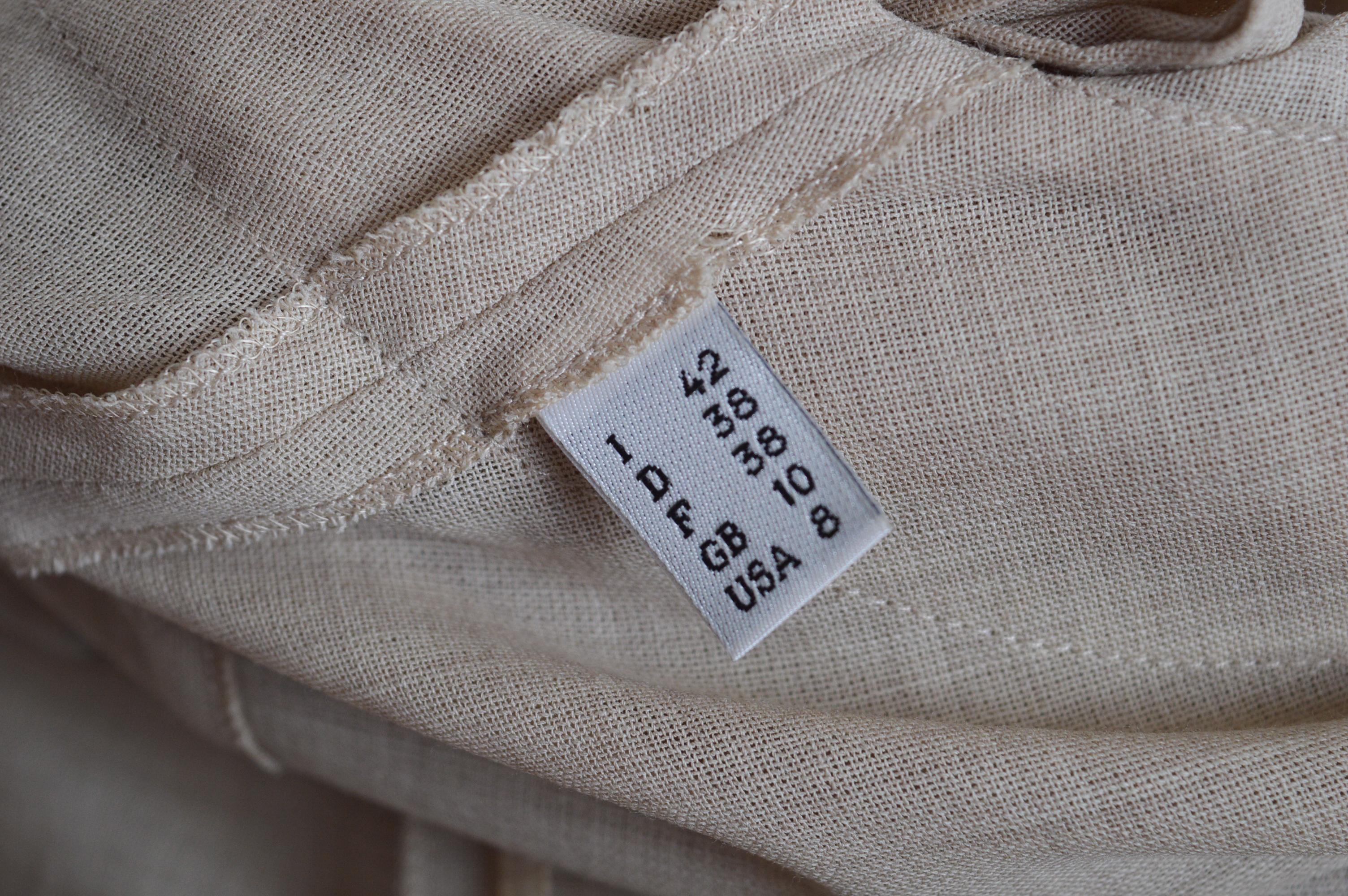 Superb 1990's Jean Paul Gaultier Sand Coloured Multiway Wrap Dress - Coat Jacket For Sale 13
