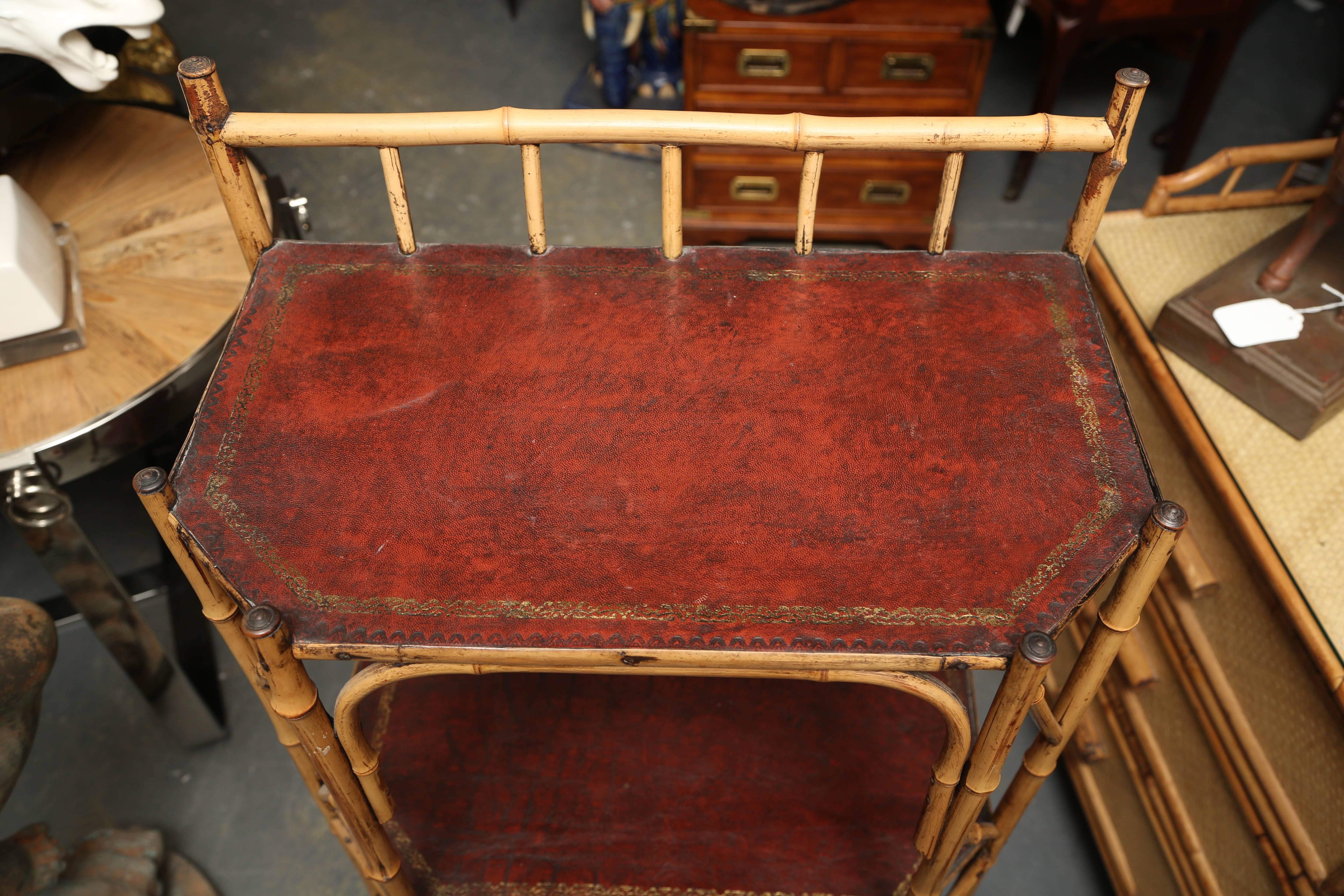 Edwardian Superb 19th Century English Bamboo Book Stand