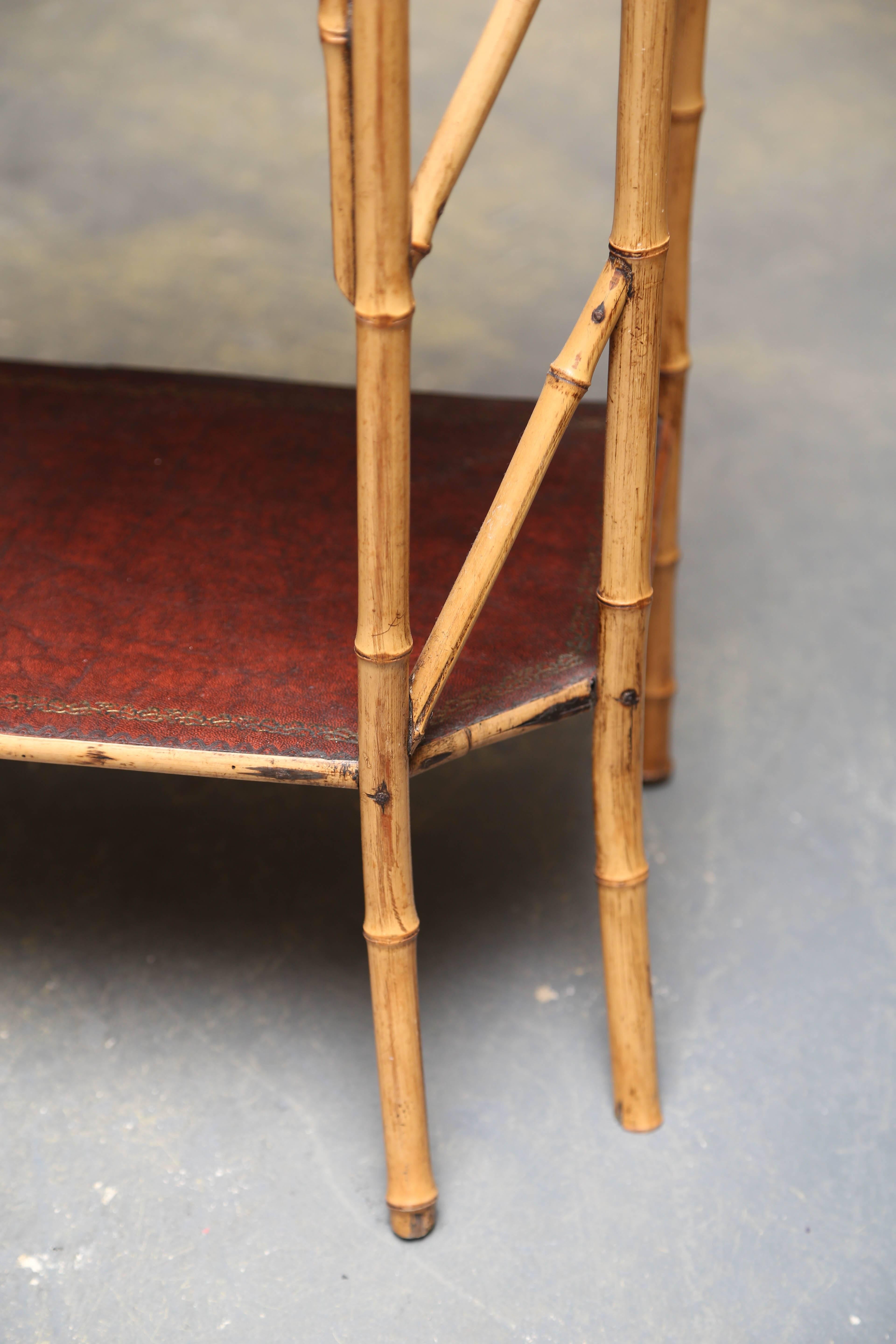 20th Century Superb 19th Century English Bamboo Book Stand