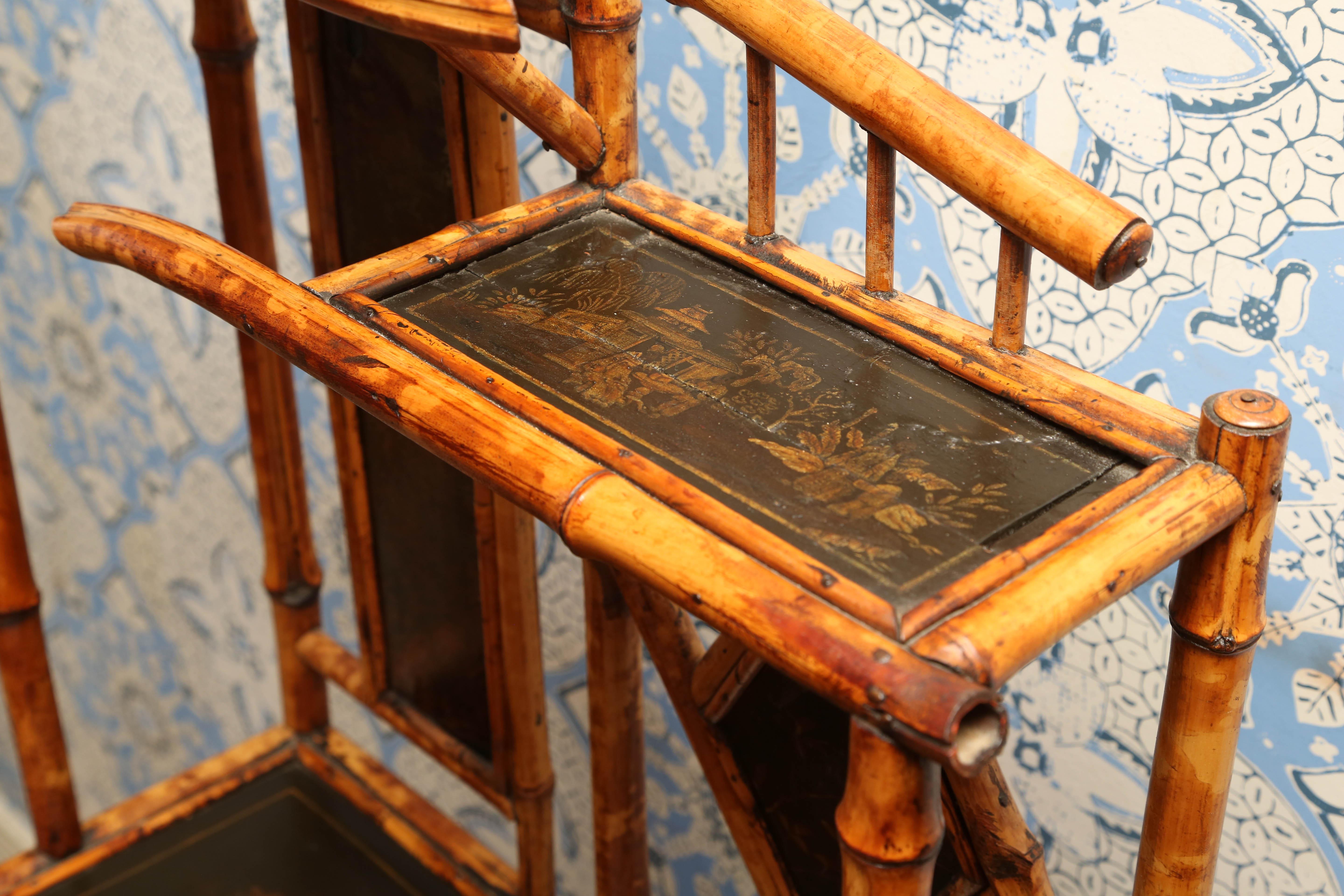 Superb 19th Century English Bamboo Magazine Rack 4