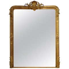 floor length mirror Antique Superb 19th Century Giltwood Floor Standing Mirror