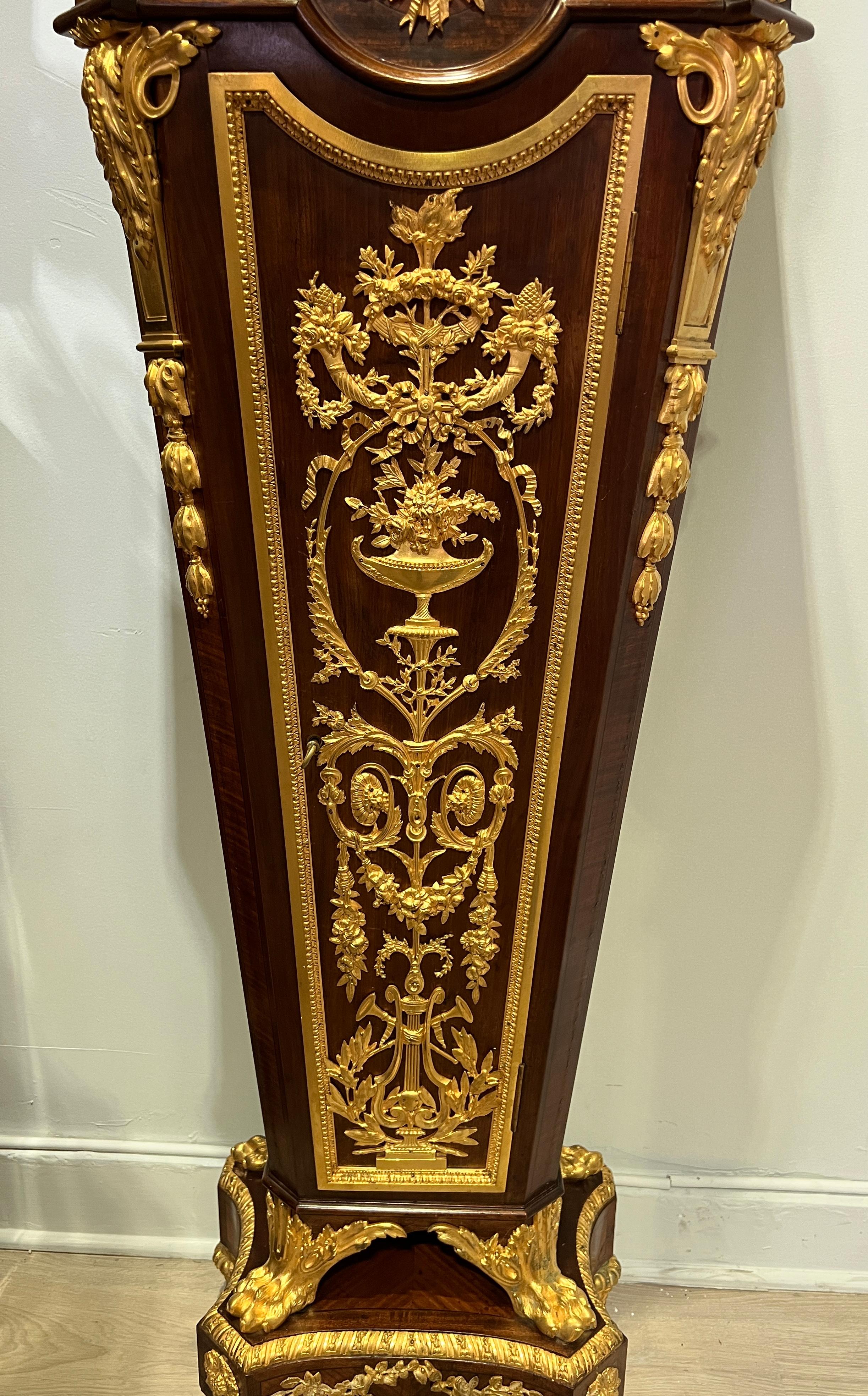 Superb 19th Century Grandfather Clock by Haentges Freres For Sale 1