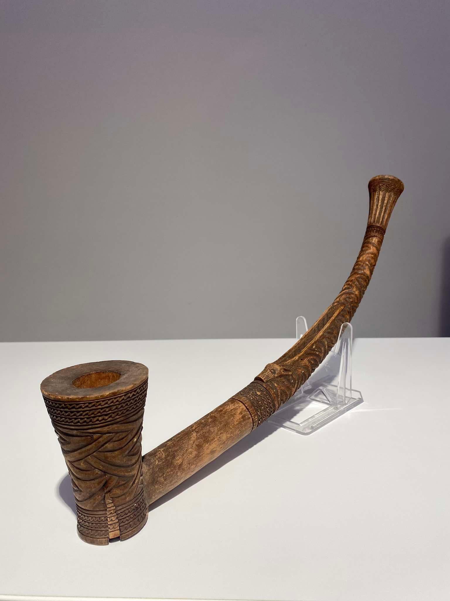 Magnífica pipa Kuba del siglo XIX RD del Congo Arte africano Kasaï en venta 6