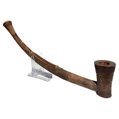 Superb 19th century Kuba pipe DR Congo African Art Kasaï