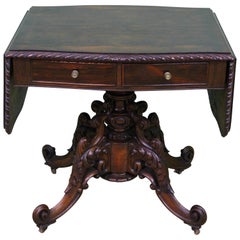 Antique Superb 19th Century Rosewood Sofa Table