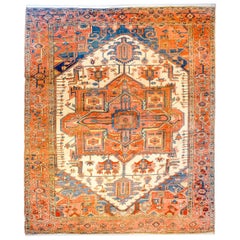 Superb 19th Century Serapi Rug