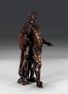 Superb 19th Century Victorian Carved Oak Figure of Sir Anthony Van Dyck