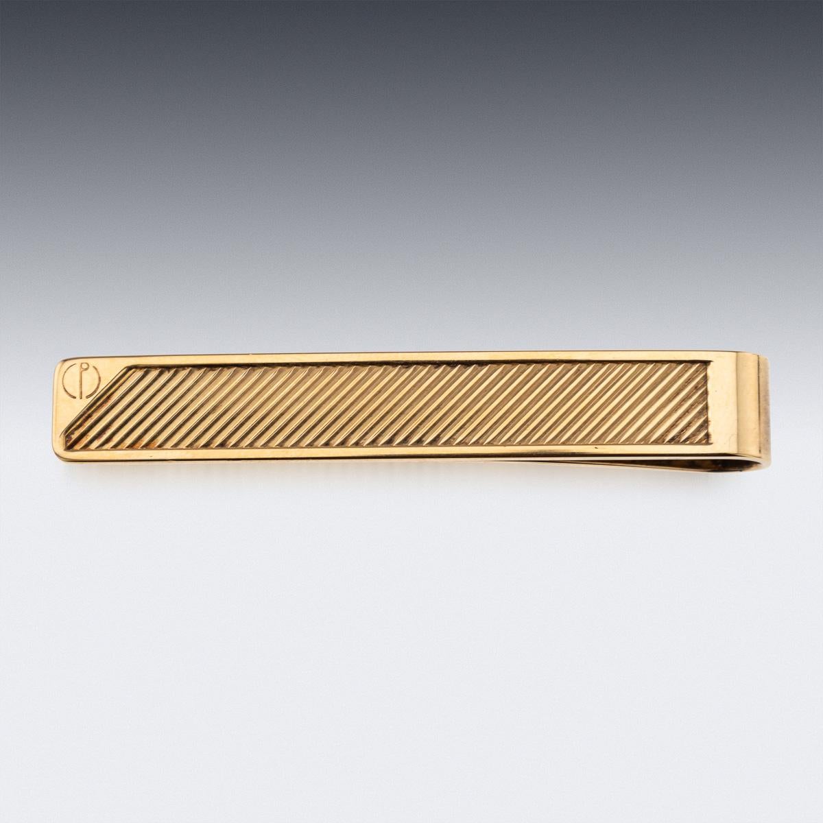 Other Superb 20th Century Dunhill Gold Plated Solid Silver Money Clip c.1985