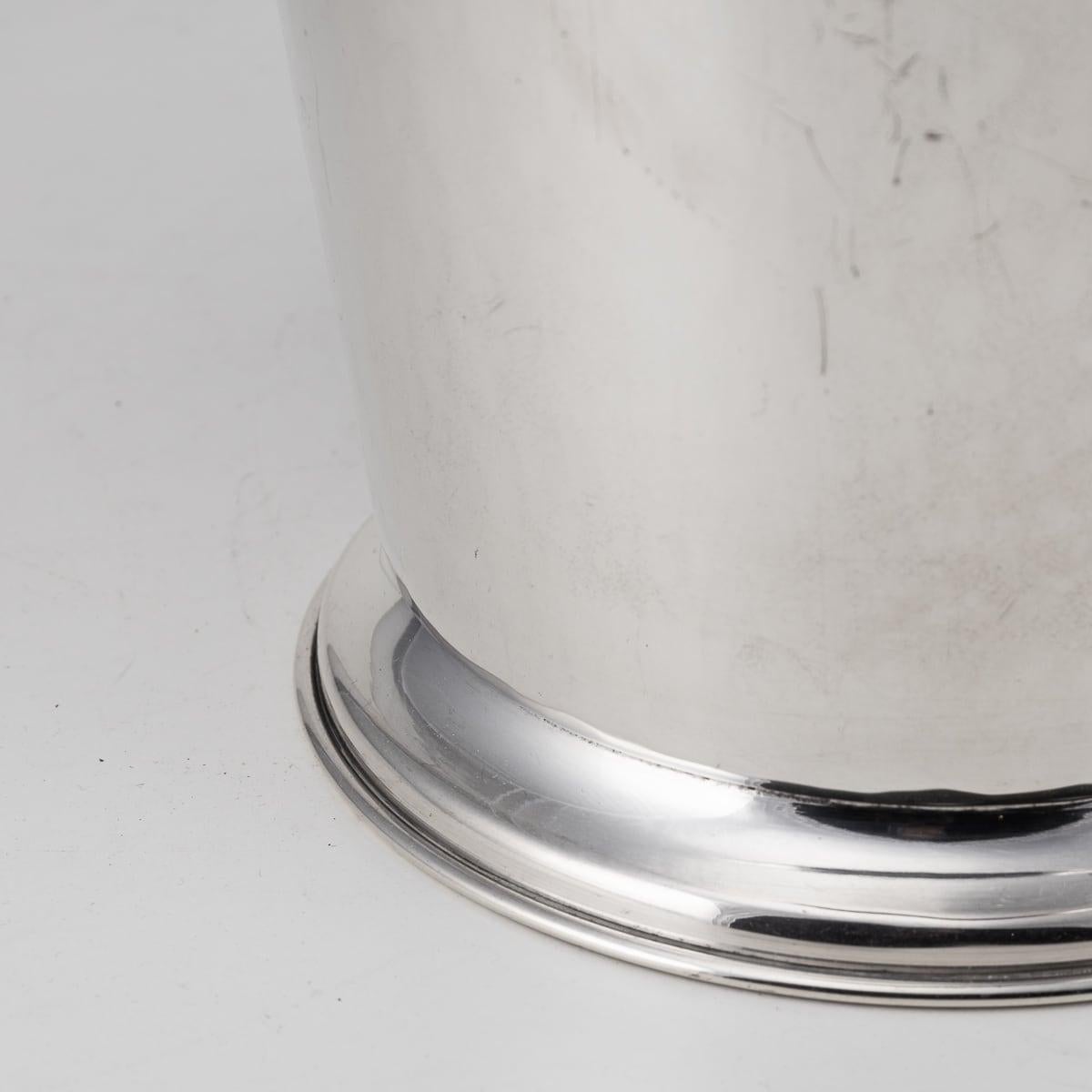 Superb 20th Century Italian Silver Plated Fox Wine Cooler, Franco Lapini c.1960 For Sale 10