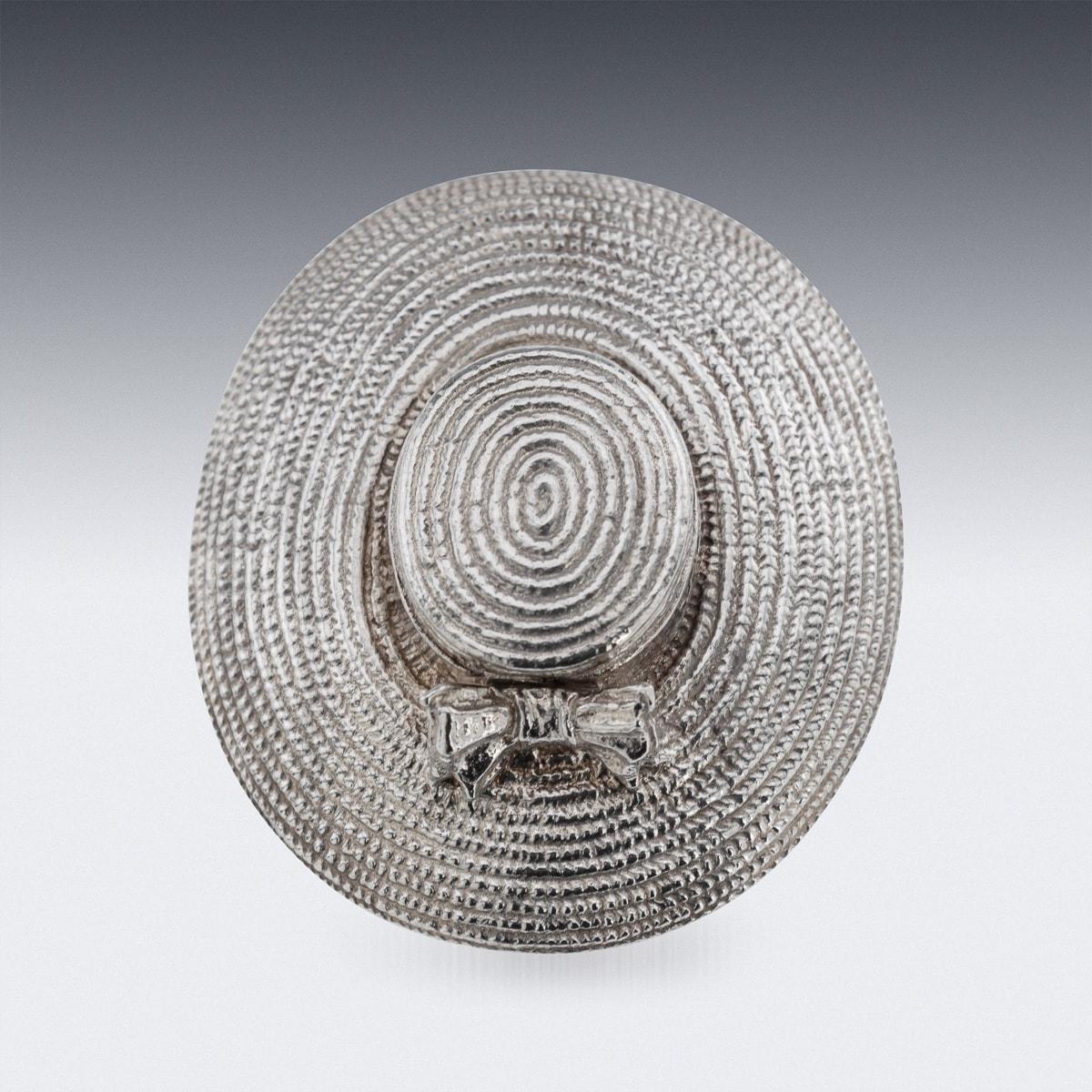 Hervorragendes Set von sechzehn Menu-Haltern aus massivem Silber des 20. Jahrhunderts, Asprey & Co, ca. 1990 im Angebot 4