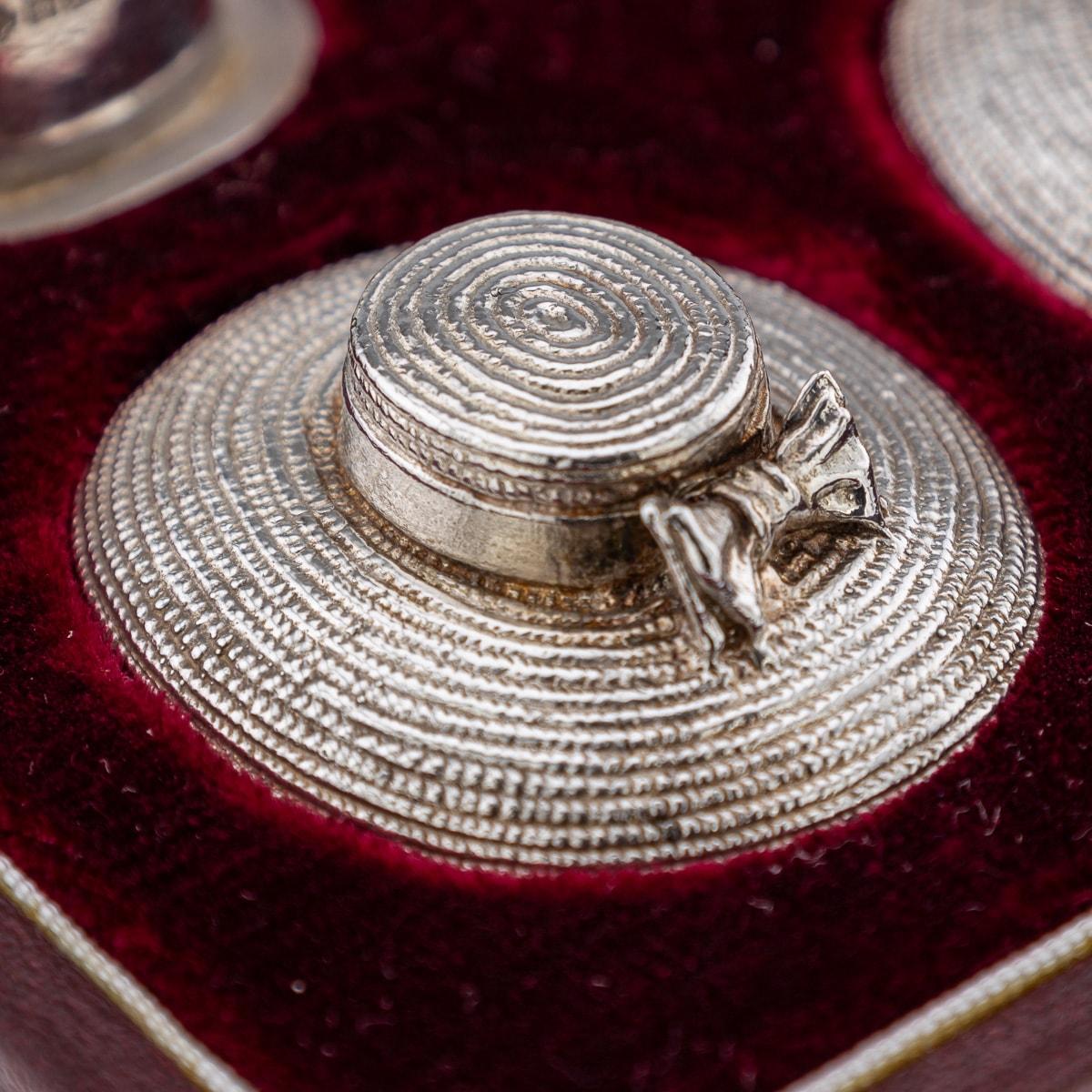 Superb 20th Century Set Of Sixteen Solid Silver Menu Holders, Asprey & Co c.1990 For Sale 8