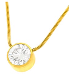 Superb 2.21ct D SI1 Diamond Solitaire Necklace