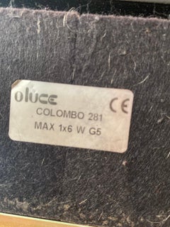 Superb Acrilica Lamp by Joe Colombo Very Rare US Version