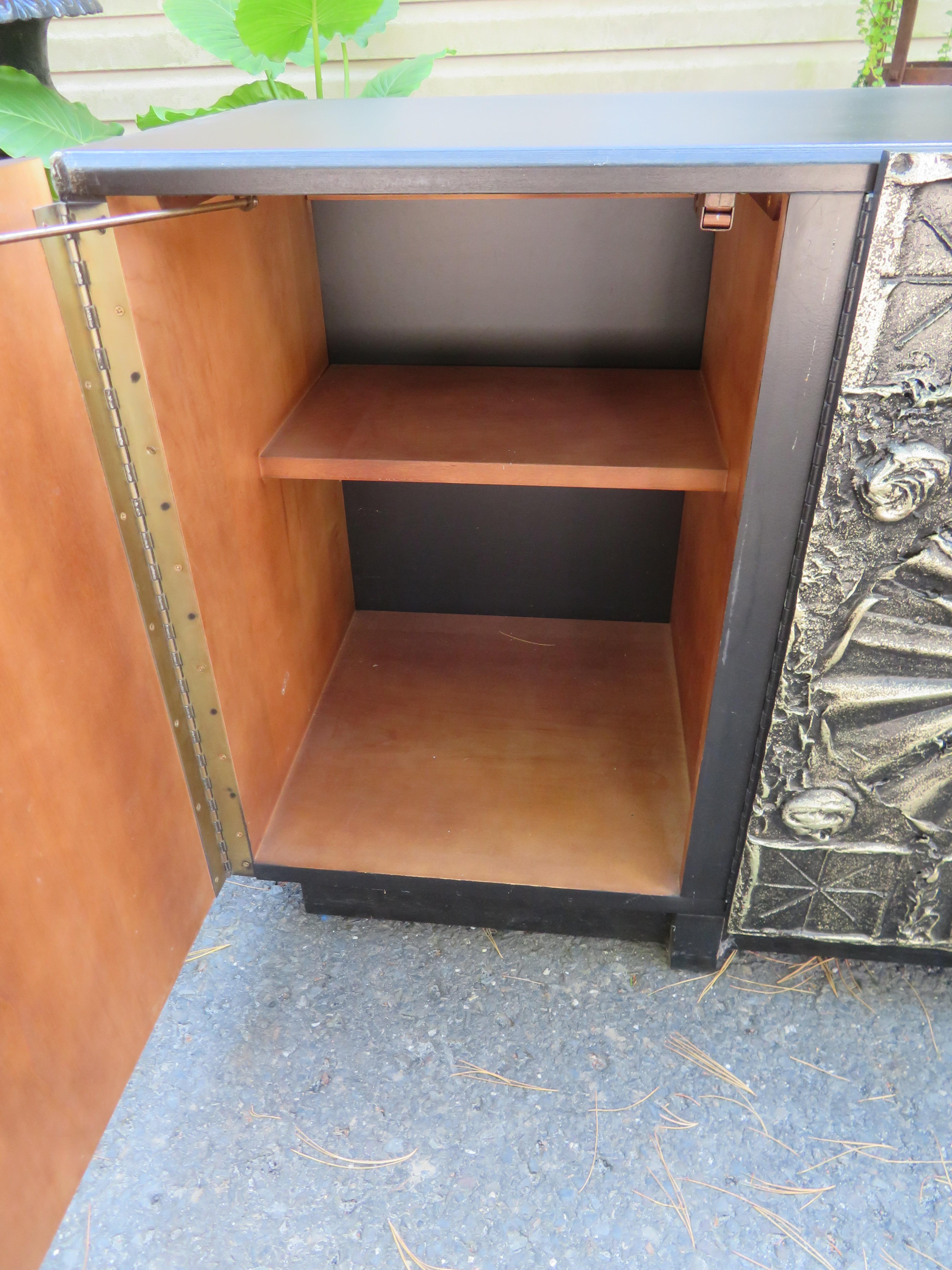Superb Adrian Pearsall Petite Brutalist Credenza or Console, Mid-Century Modern 5