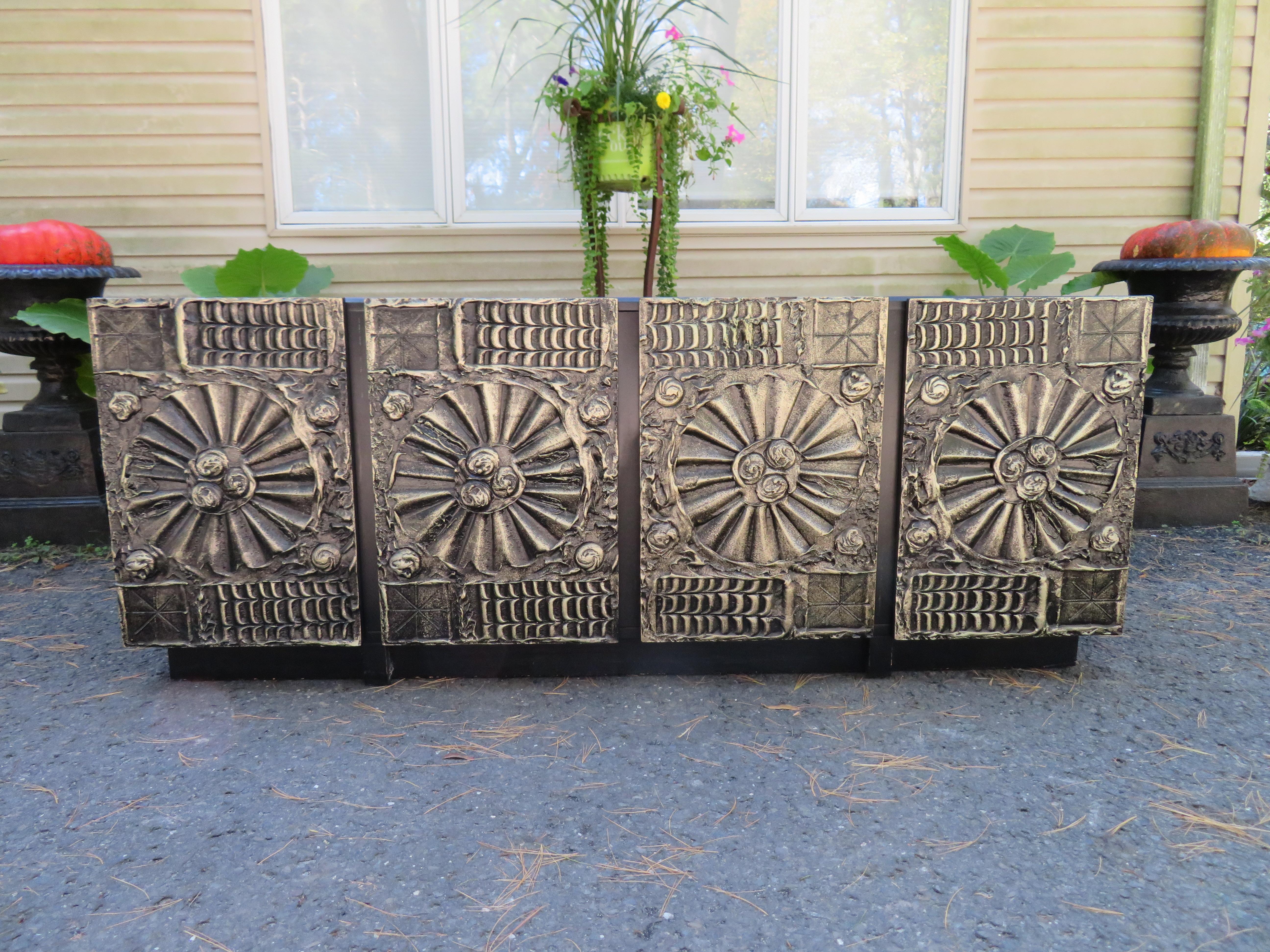 Superb Adrian Pearsall Petite Brutalist Credenza or Console, Mid-Century Modern 7
