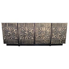 Superb Adrian Pearsall Petite Brutalist Credenza or Console, Mid-Century Modern