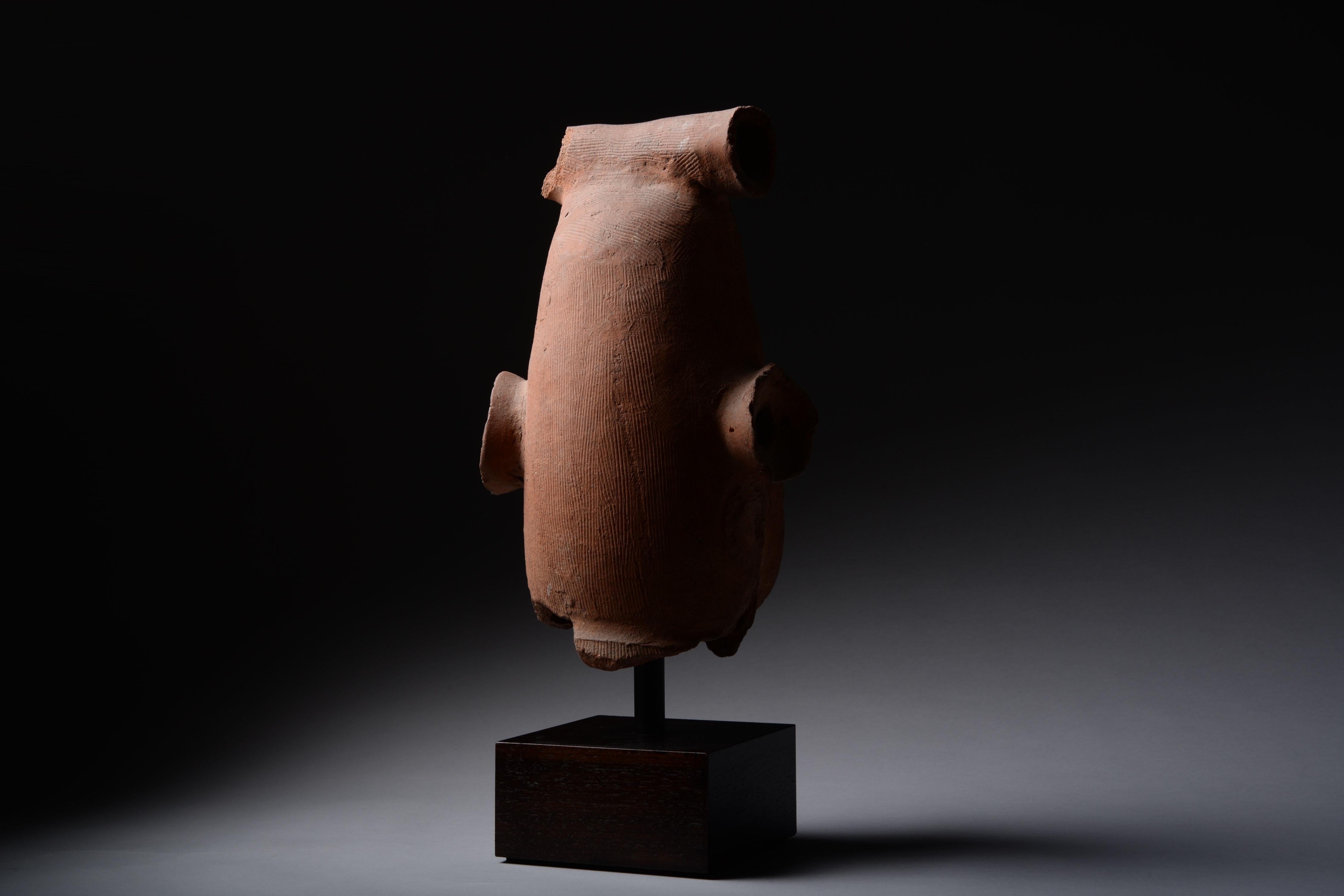 18th Century and Earlier Superb Ancient Japanese Haniwa Head