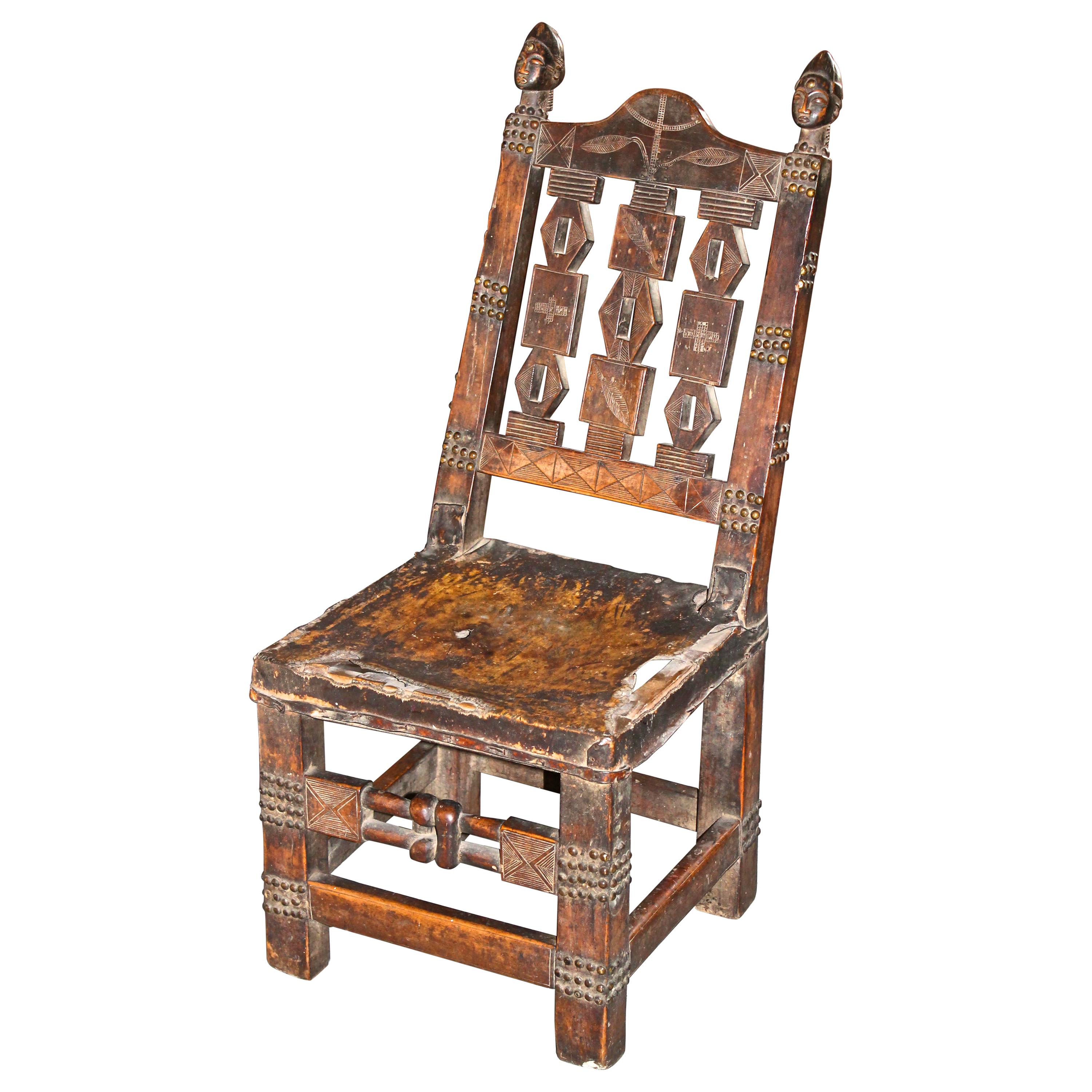  Baule Chair 19th Century from the Ivory Coast