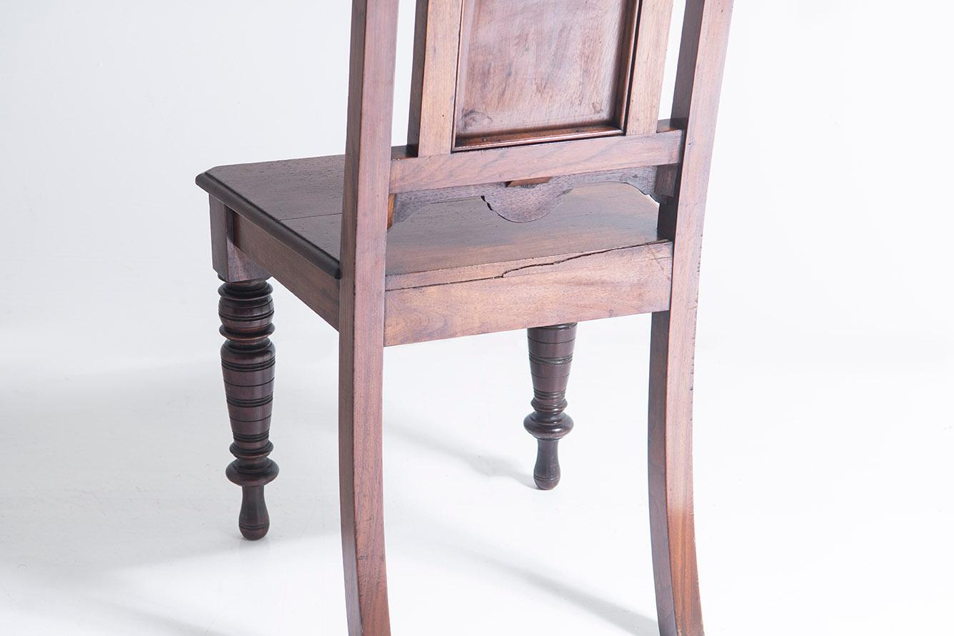 Superb Antique 19th Century Aesthetic Movement Occasional Chair Dark Oak For Sale 2
