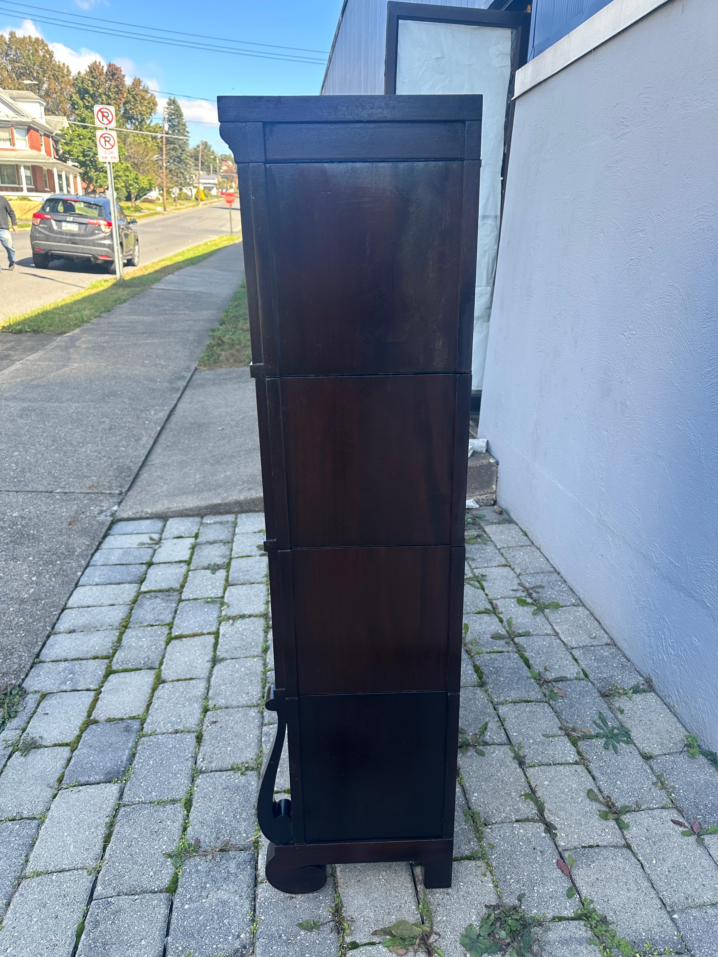 American SUPERB Antique Barrister Bookcase by Michigan Chair Company from Early 1900s.