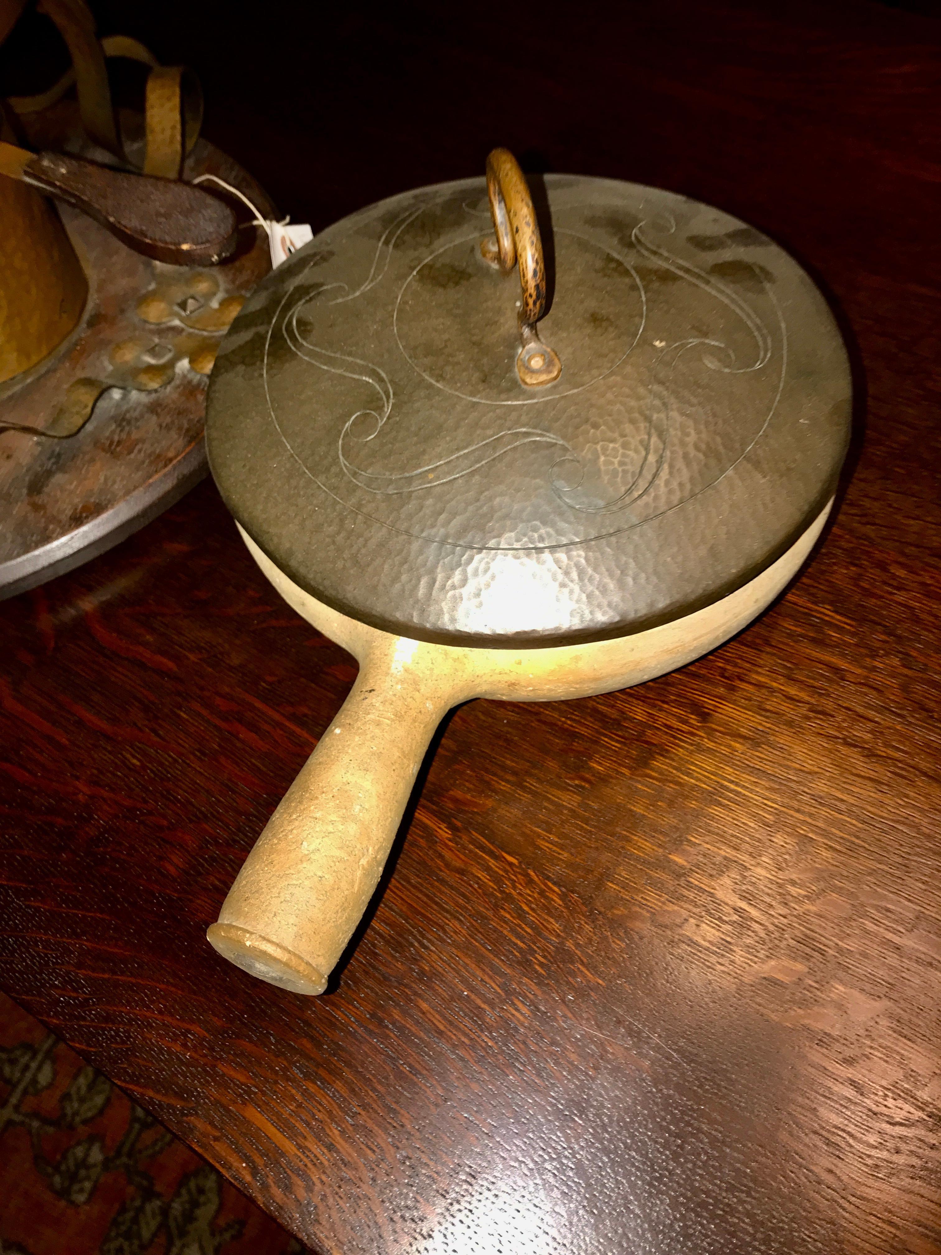 Superbe plat antique Benedict Studio Chafing  l'époque de stickley   W4818 en vente 6