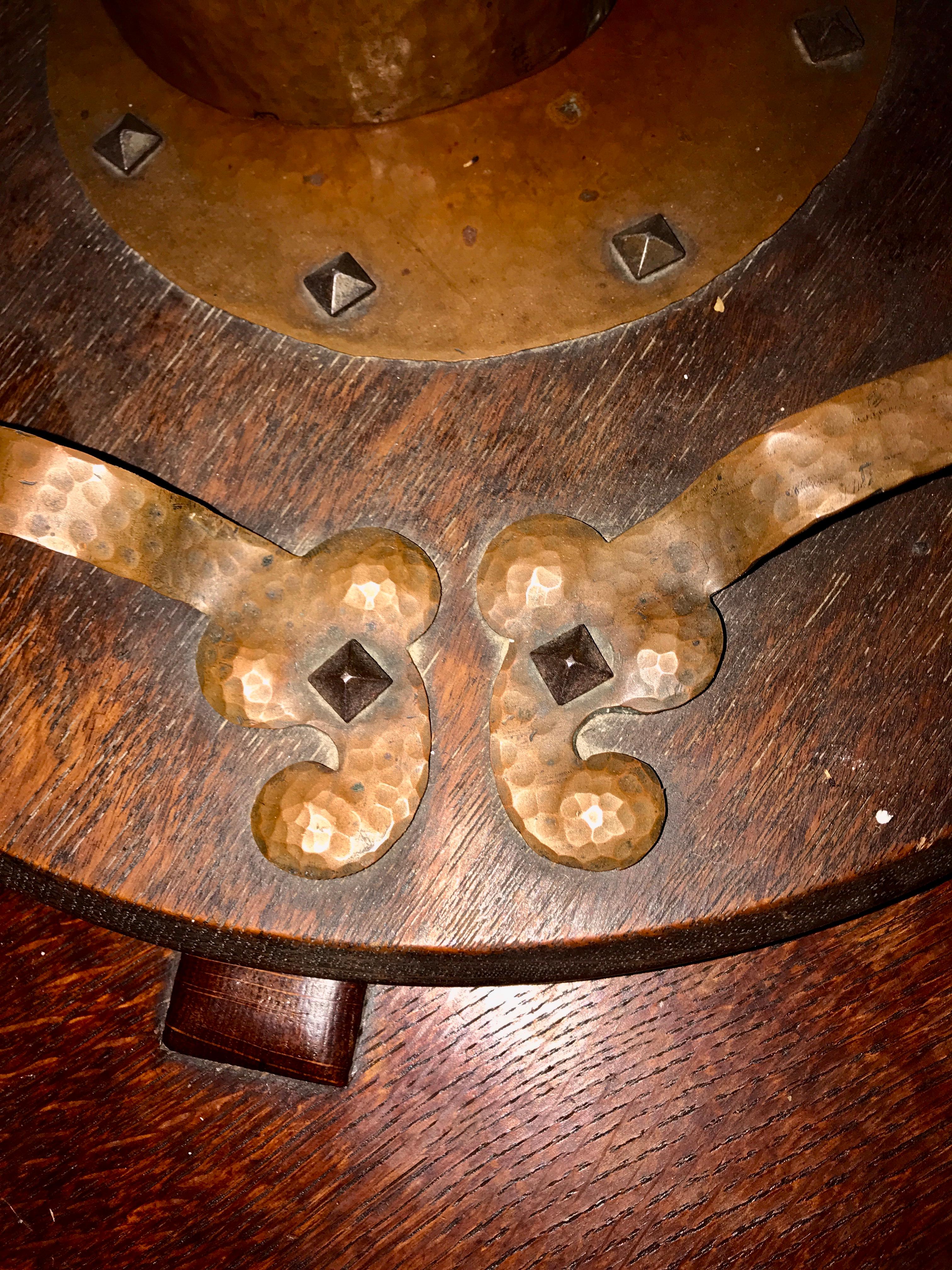 Superbe plat antique Benedict Studio Chafing  l'époque de stickley   W4818 Bon état - En vente à Shamokin Dam, PA