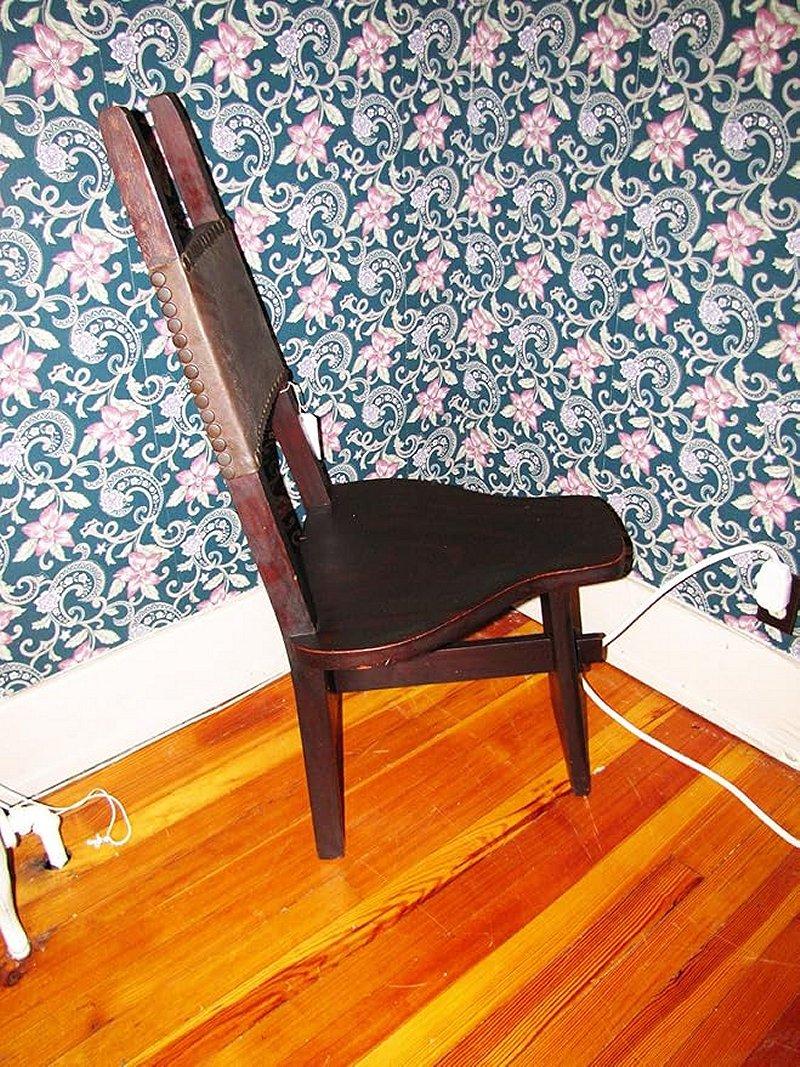 Arts and Crafts Superbe fauteuil de salon ancien Charles Limbert - Stickley Era - W2232 en vente