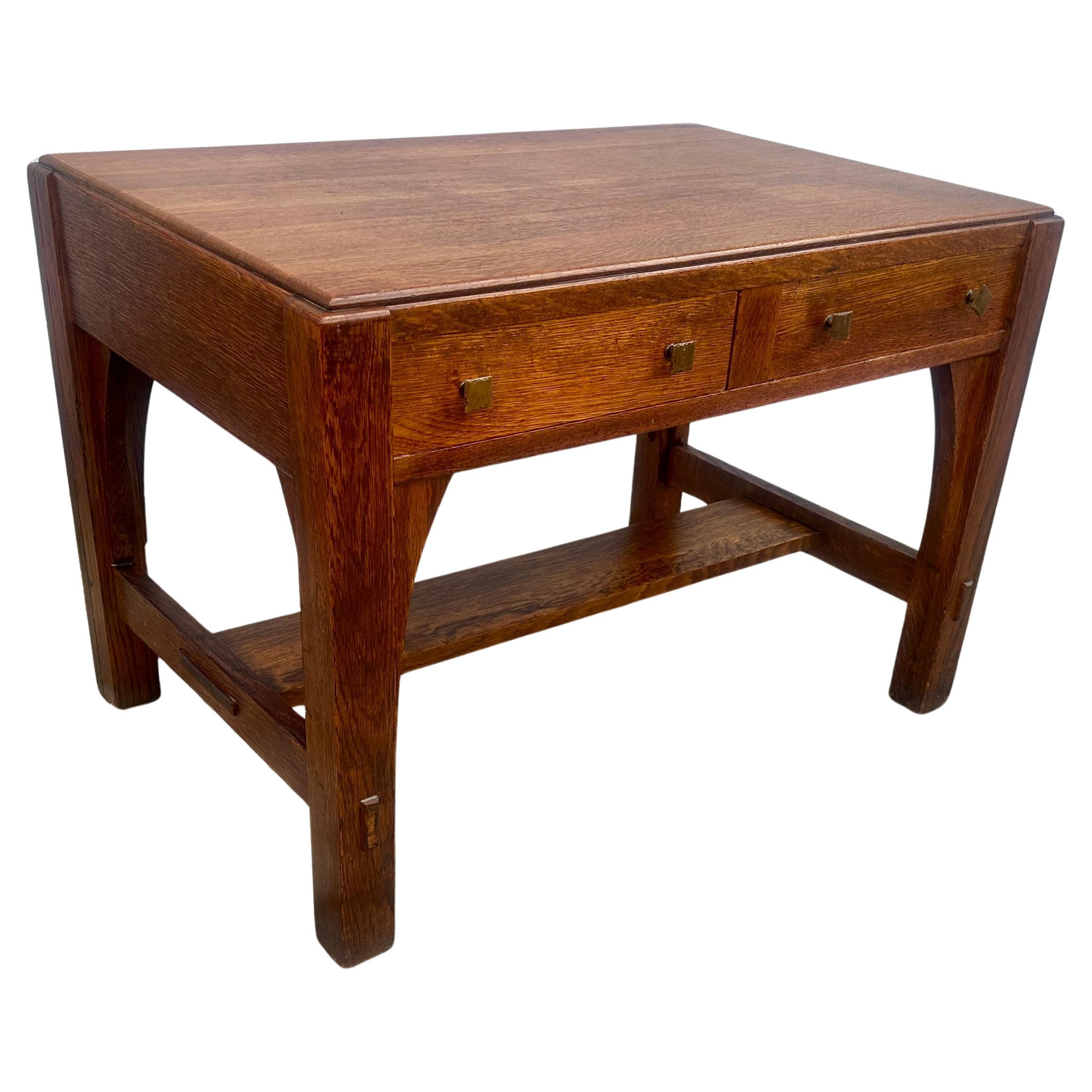 SUPERB Antique Charles Limbert Library Table c early .1900s