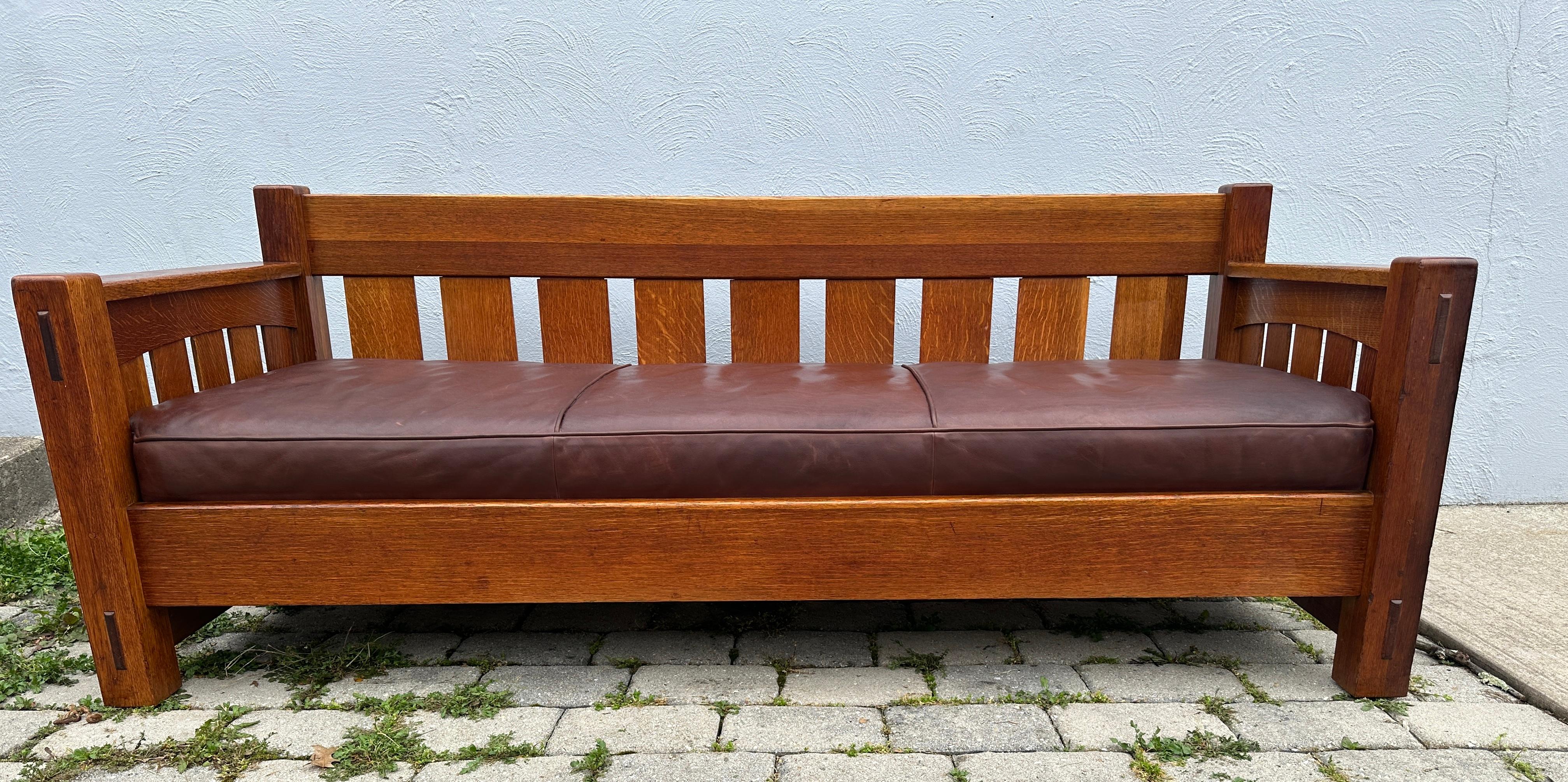 SUPERBO ANTIQUOTA Charles Limbert - Epoca Charles Stickley - W7060 in vendita 4